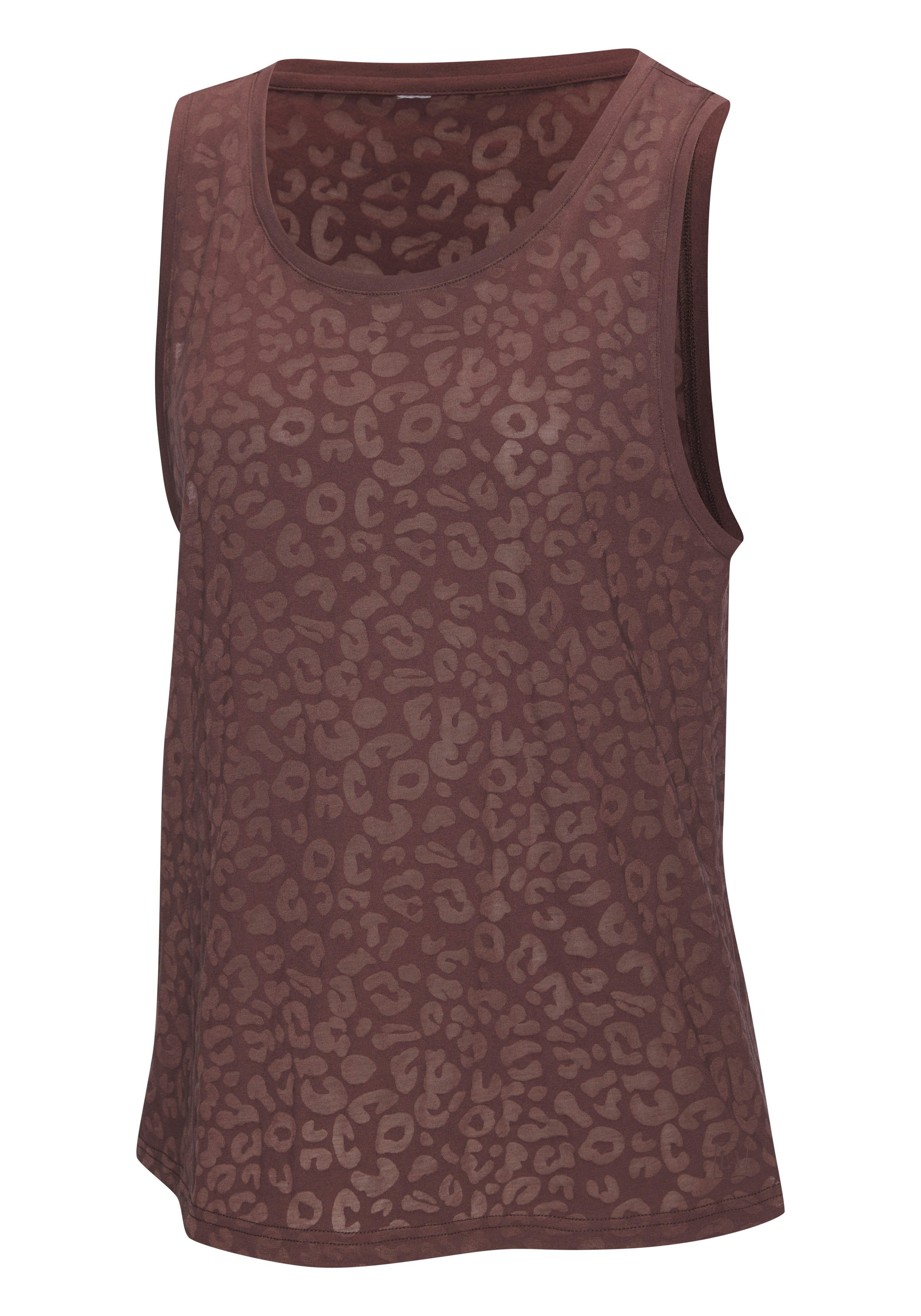 active by Lascana Functionele top in burnout-look, leo-look