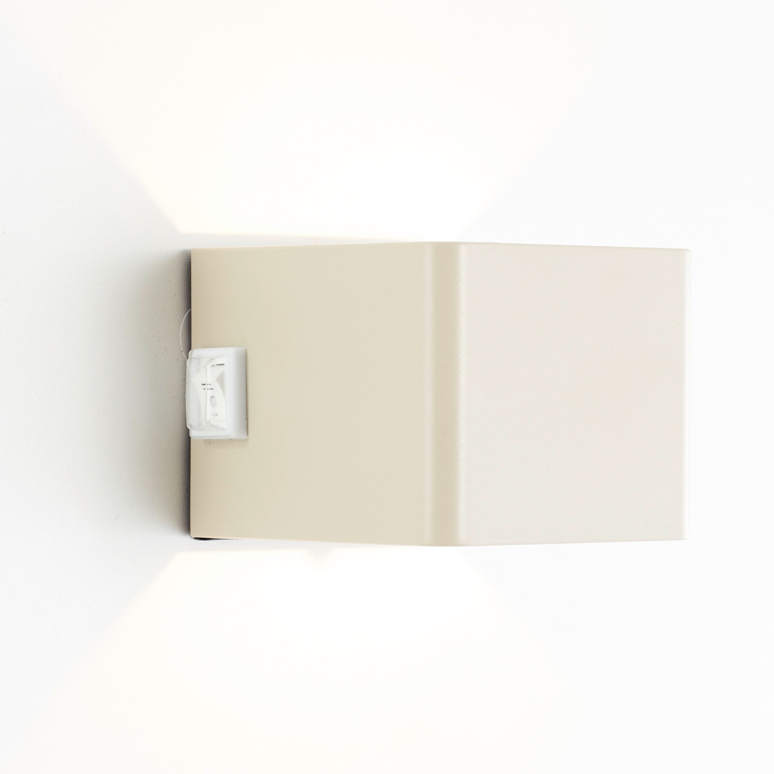 Brilliant Leuchten Wandlamp voor buiten Iseo - draagbare acculamp incl. magnetische plaat Accu, 300 lm, 3000 K, USB, zwart, mobiele buitenlamp, wandlamp (1 stuk)