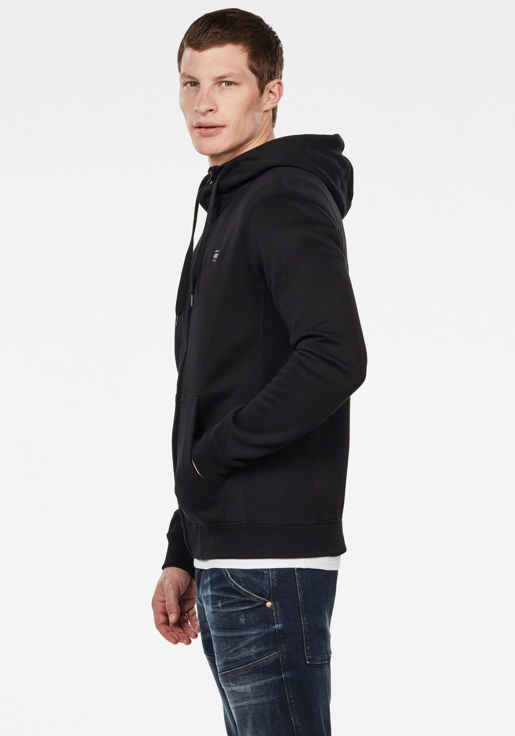 G-Star RAW Capuchonsweatvest Premium Basic Hooded Zip Sweater