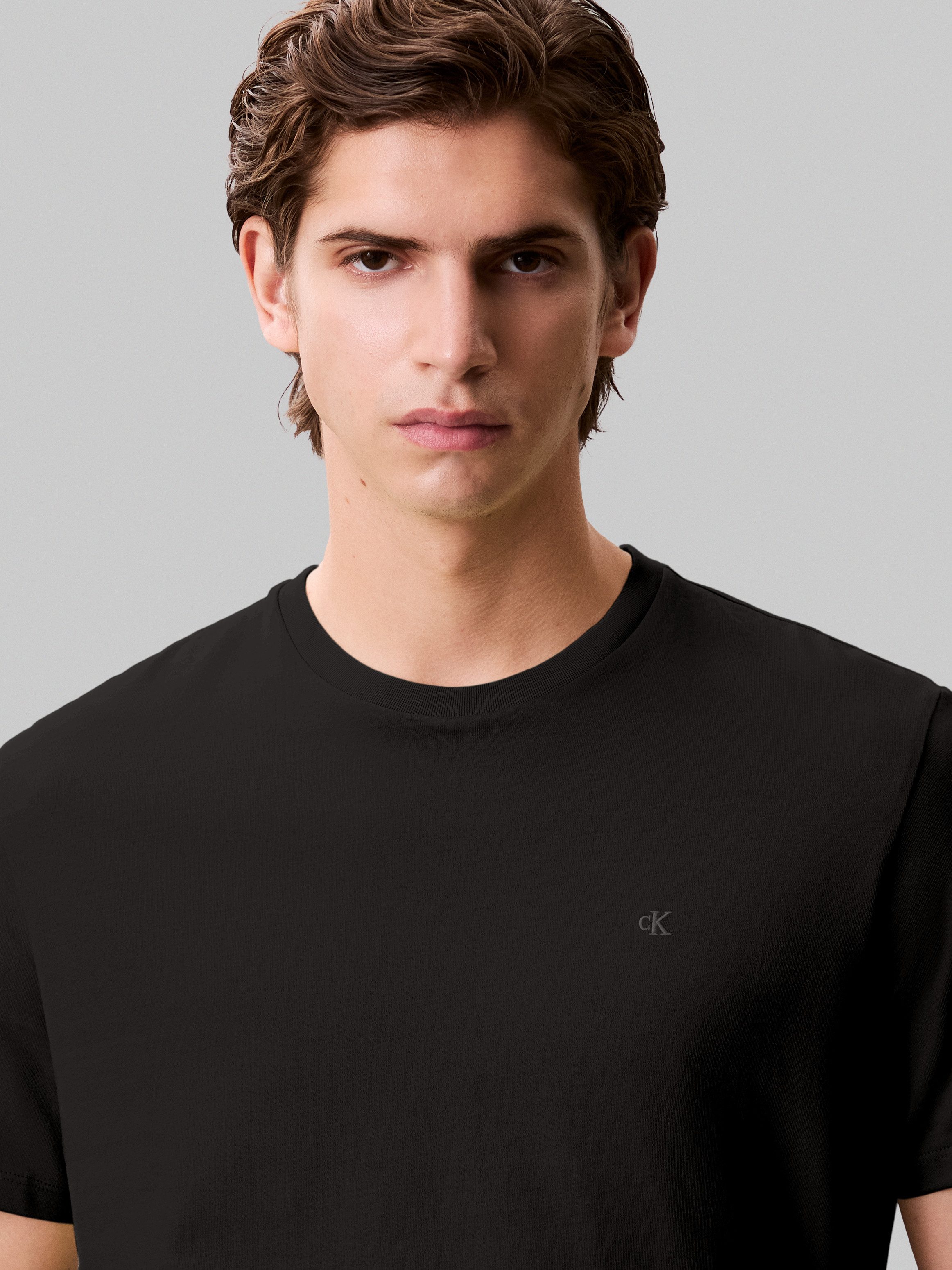 Calvin Klein T-shirt SS SMOOTH CTTN SOLID CREWNK TEE