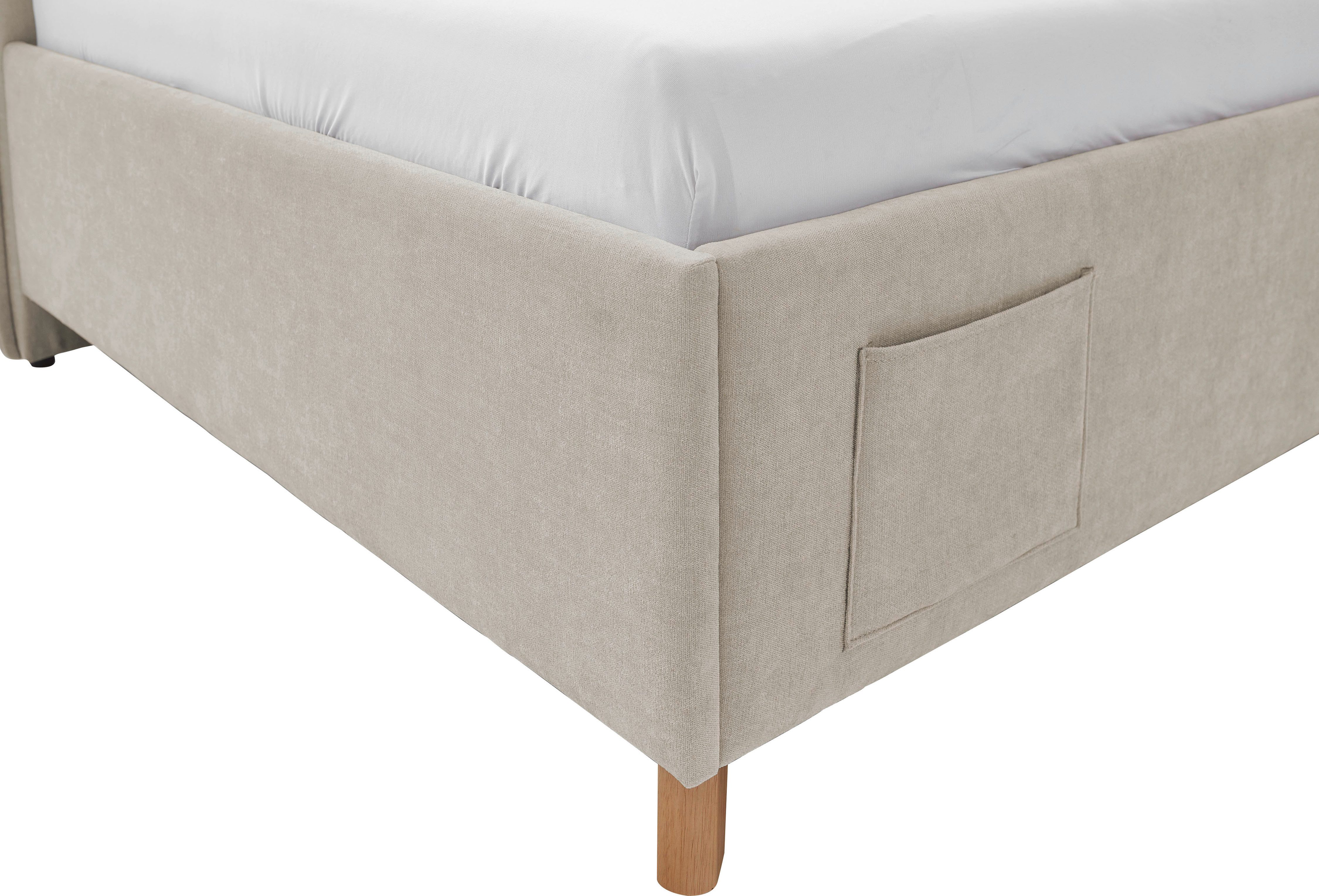 meise.möbel Kinderledikant FUN II Bekleed bed naar keuze met bedkist, tienerbed inclusief USB-aansluiting