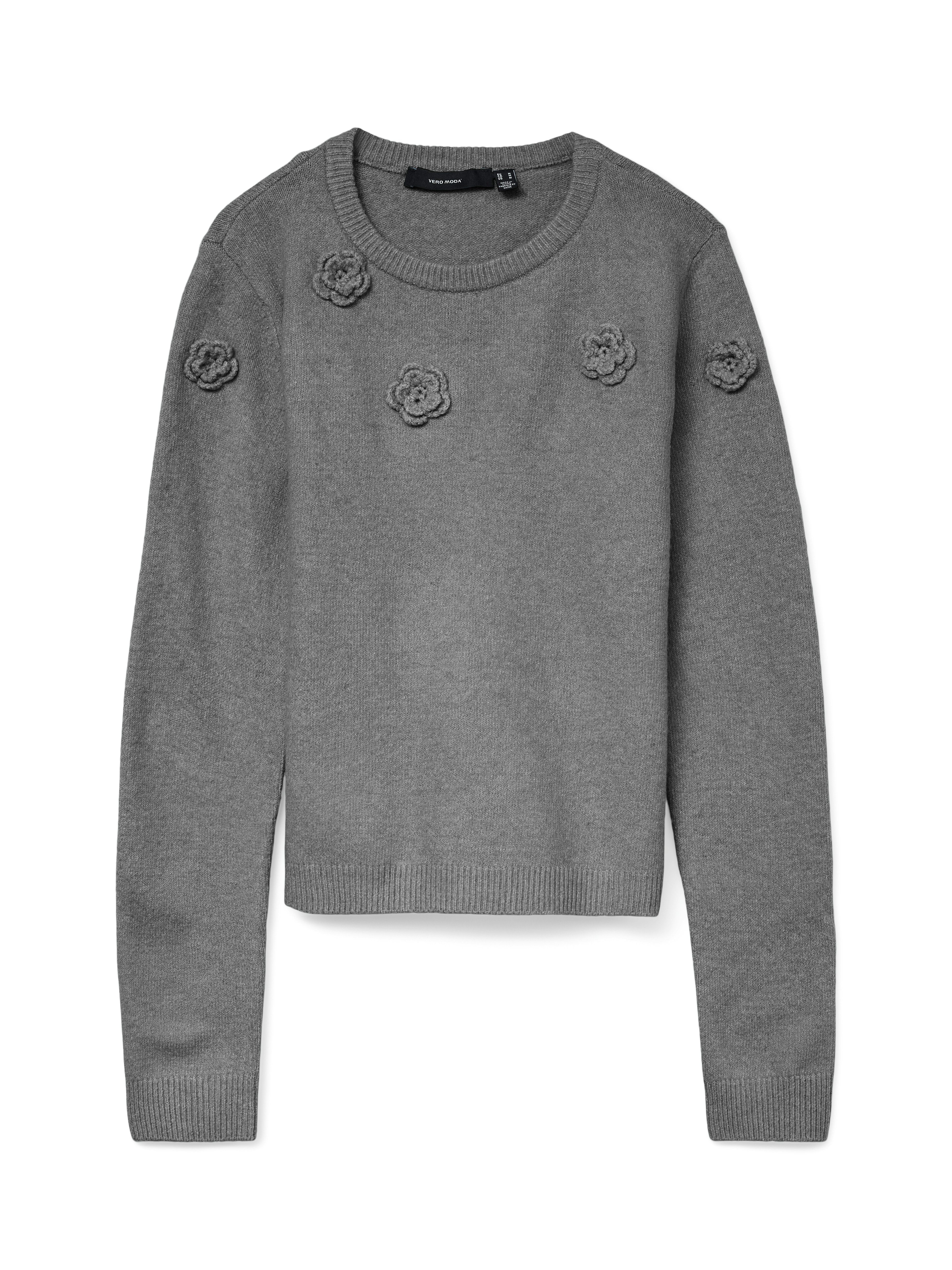 Vero Moda Trui met ronde hals VMROSE LS O-NECK PULLOVER BOO