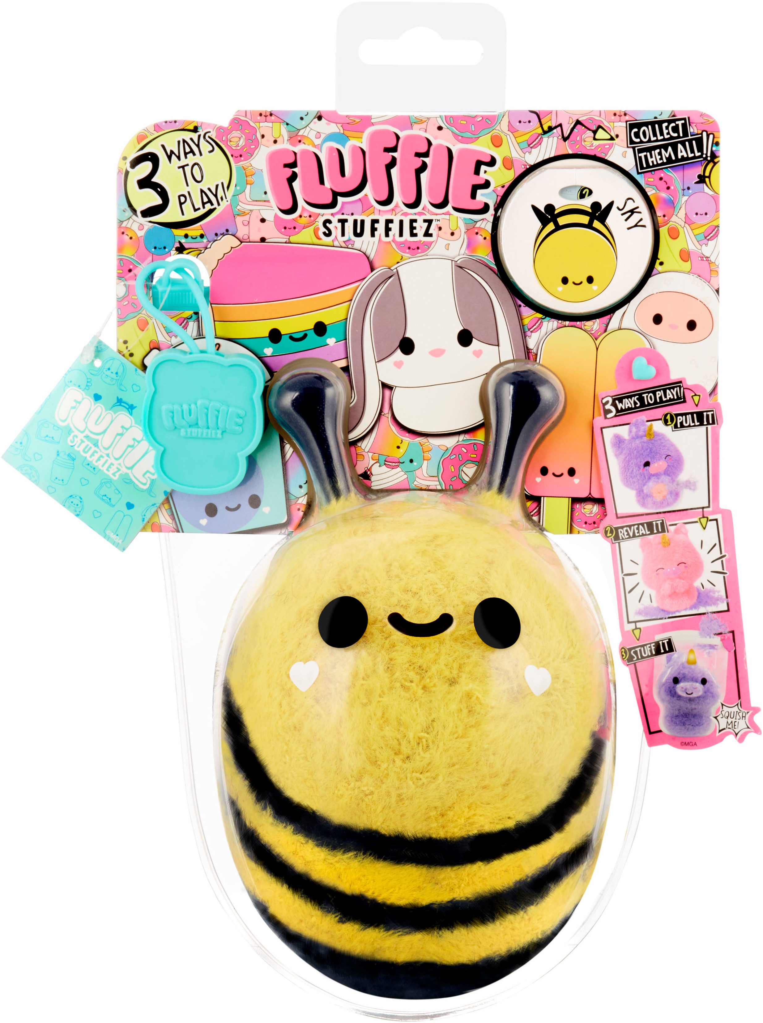 Fluffie Stuffiez Pluchen knuffel Fluffie Stuffiez Small Plush - Bee/ Lady Bug