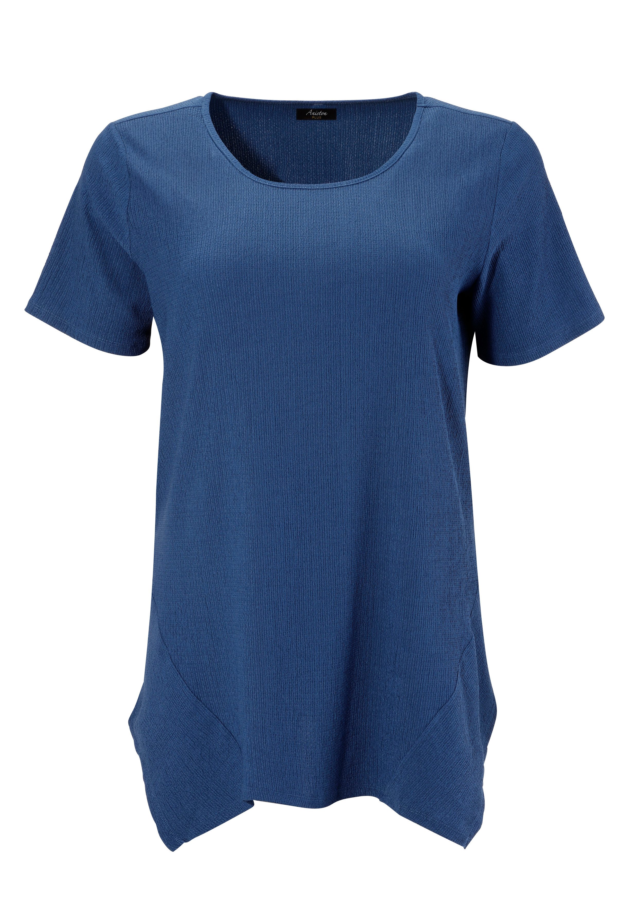 Aniston PLUS Shirt met subtiele streep-look structuur - nieuwe collectie