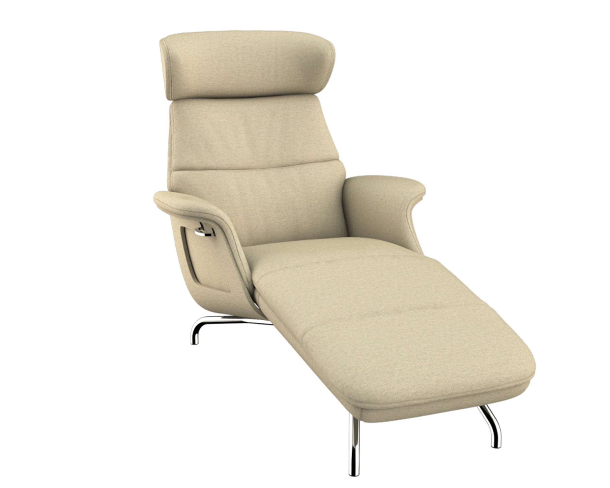 FLEXLUX Loungestoel Clement Chaislongue, Relaxstuhl, Liegesessel,