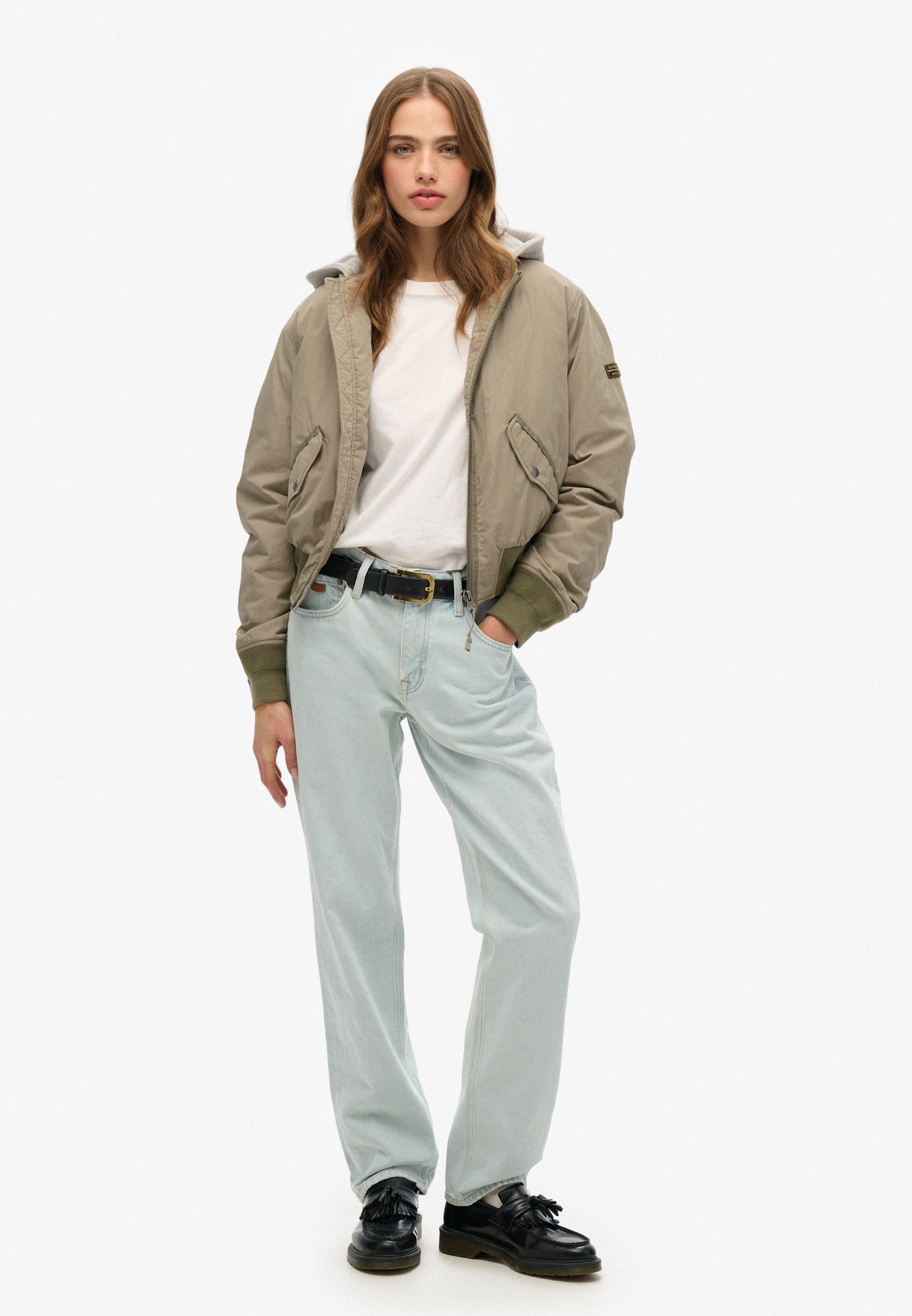 Superdry Bomberjack HOODED MA1 BOMBER JACKET