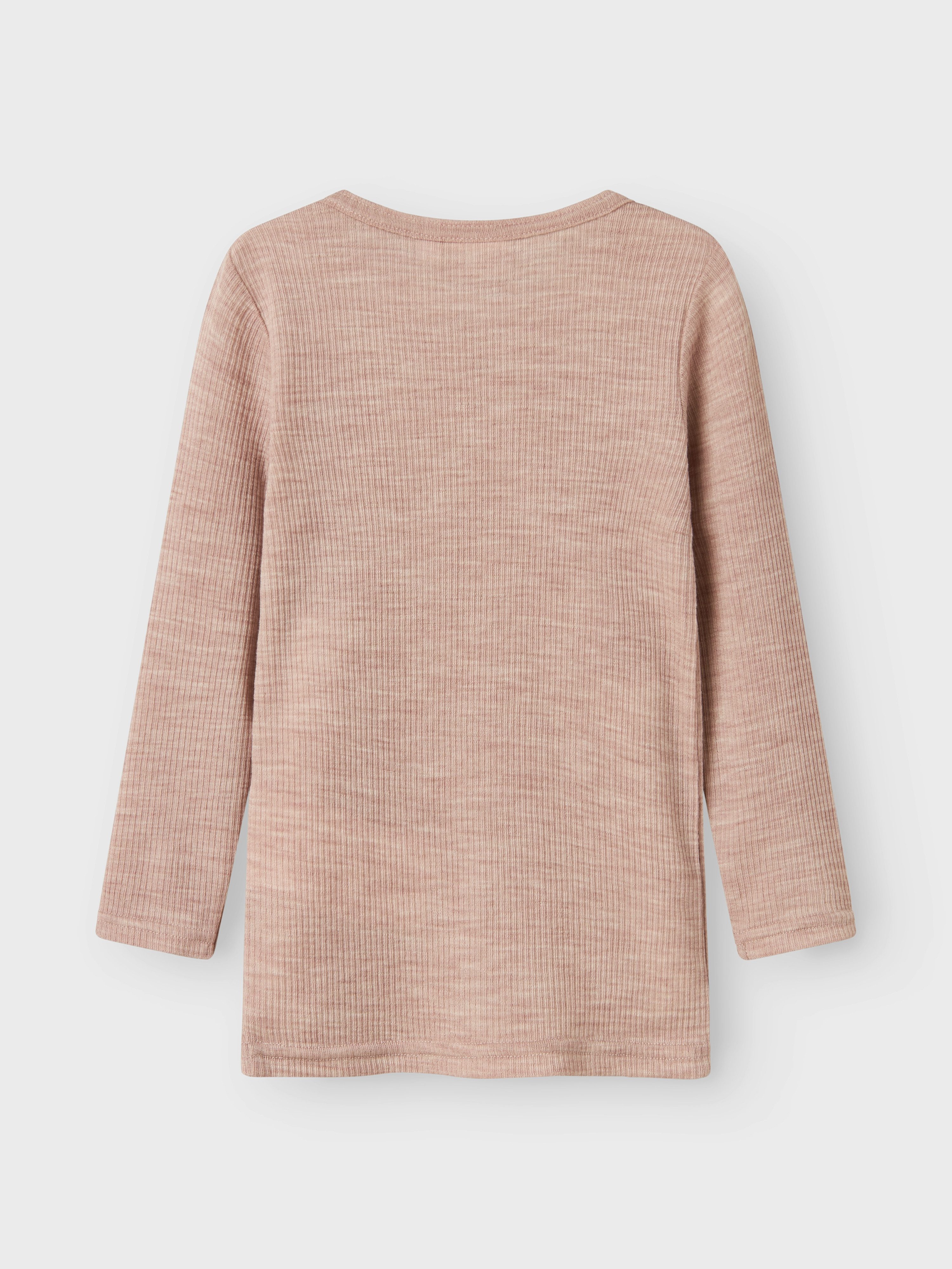 Name It Shirt met lange mouwen NMNWAX WOOL RIB LS TOP NOOS