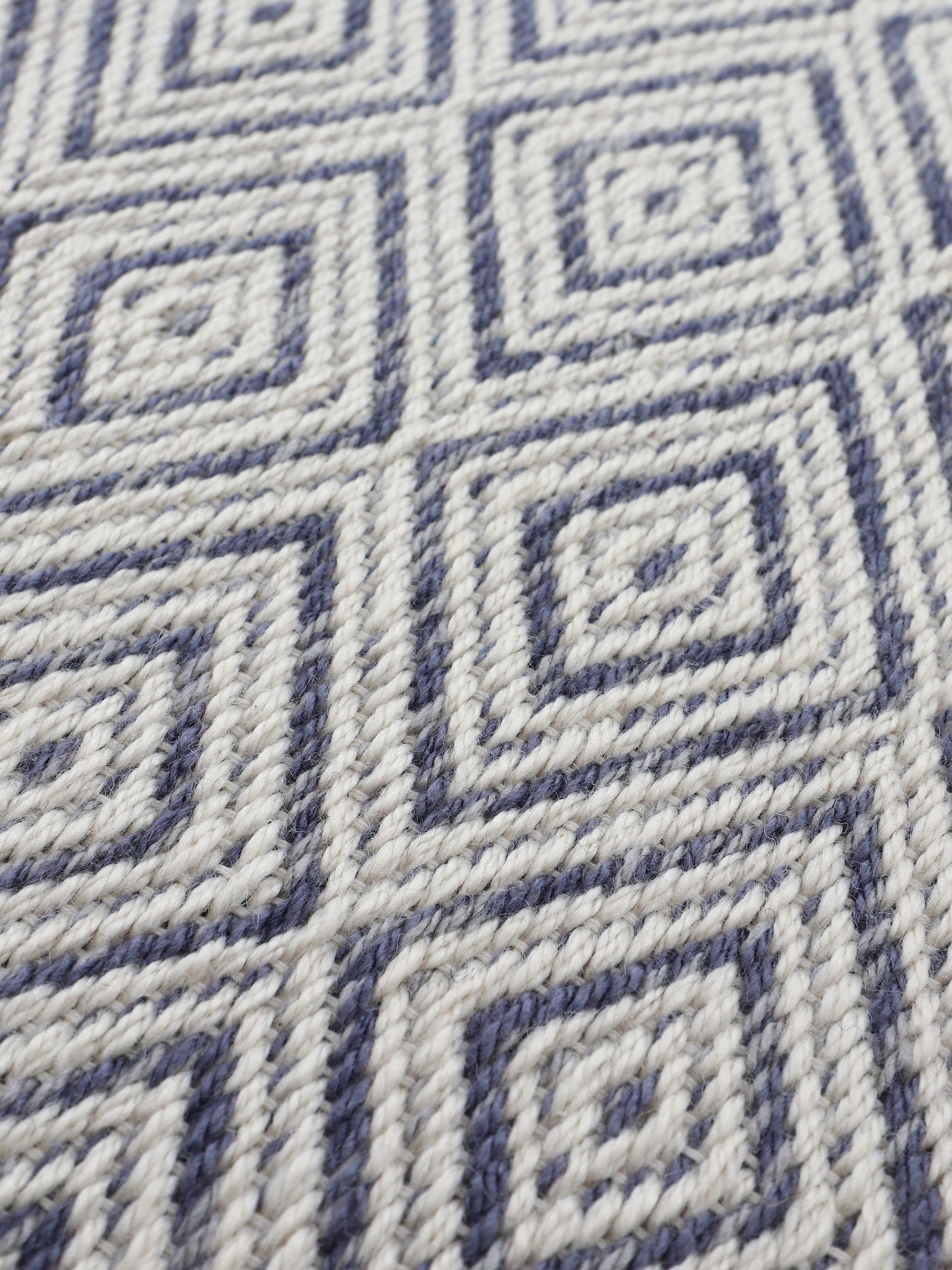 carpetfine Vloerkleed Frida 200 Omkeerbaar tapijt, 100% gerecycled materiaal (PET), vlakweefsel, sisal uitstraling