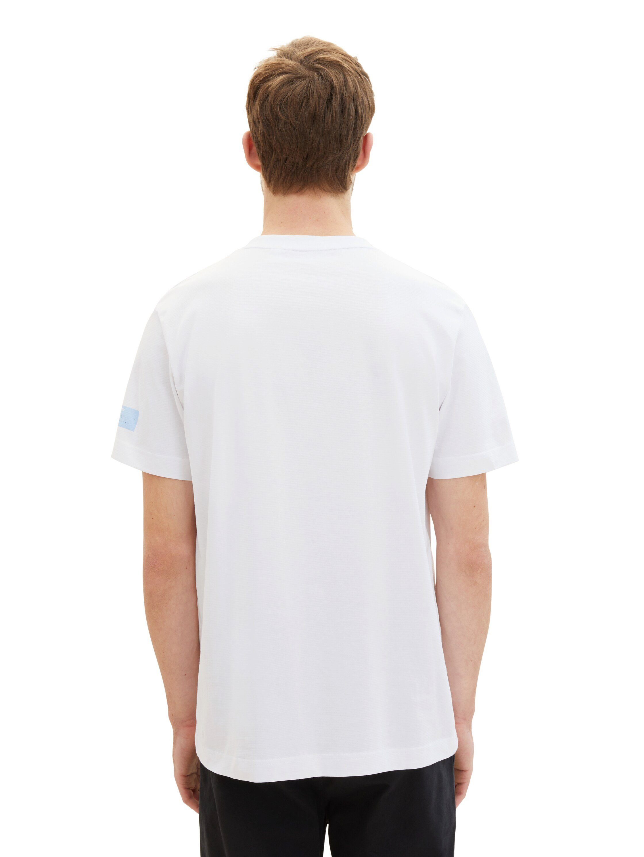 Tom Tailor Henleyshirt met knoopsluiting