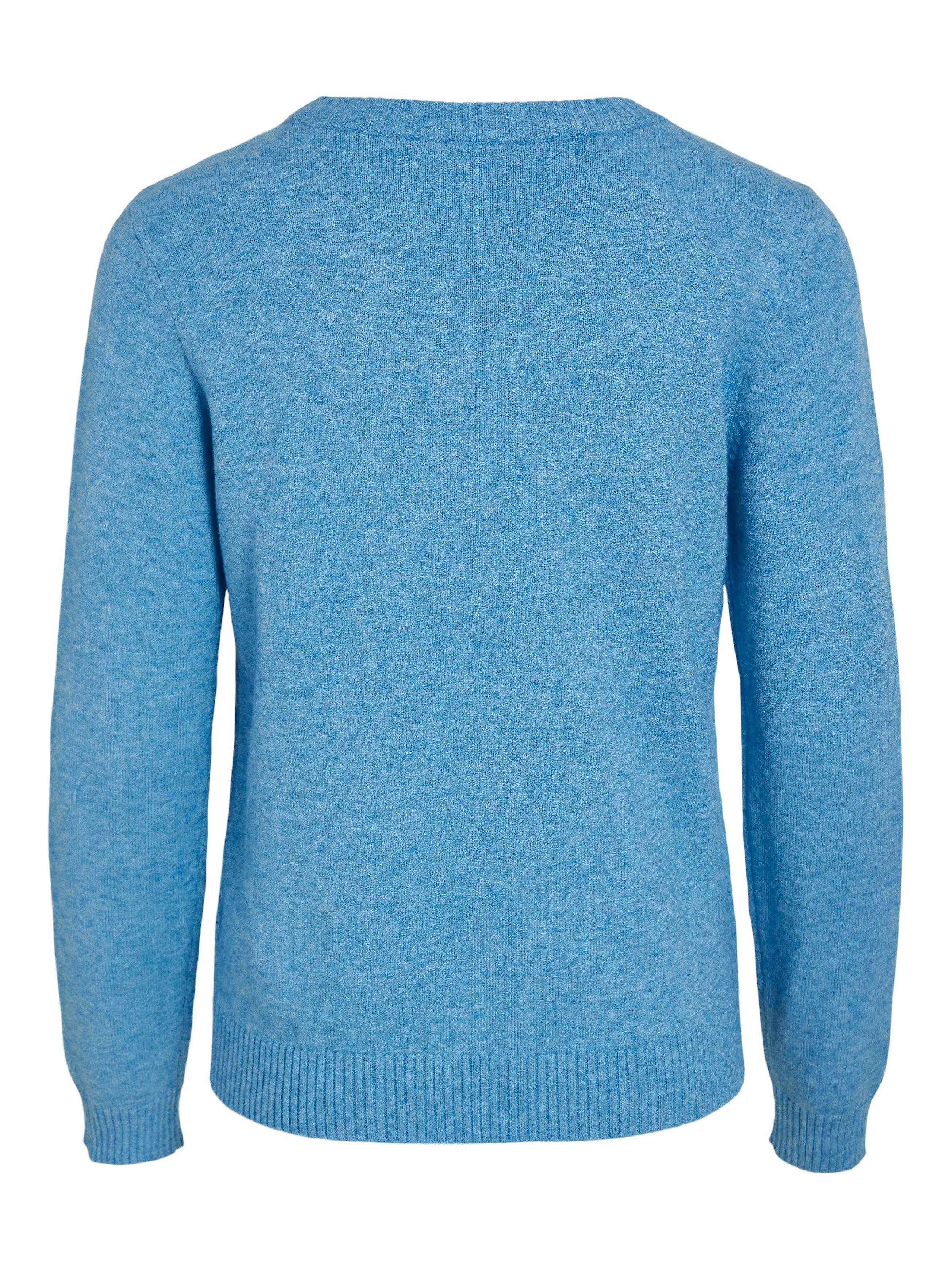 Vila Trui met ronde hals VIRIL O-NECK L/S KNIT TOP - NOOS