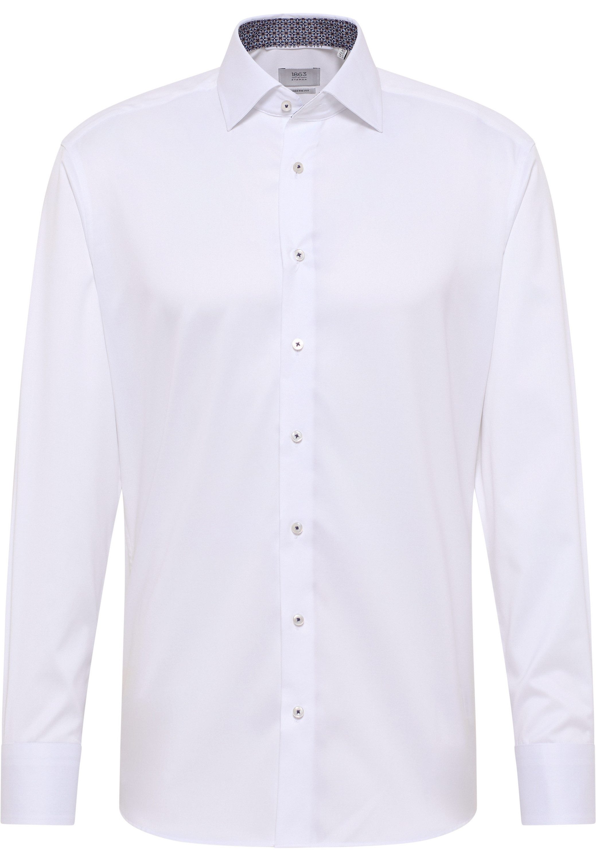 Eterna Overhemd met lange mouwen MODERN FIT NON IRON (strijkvrij)