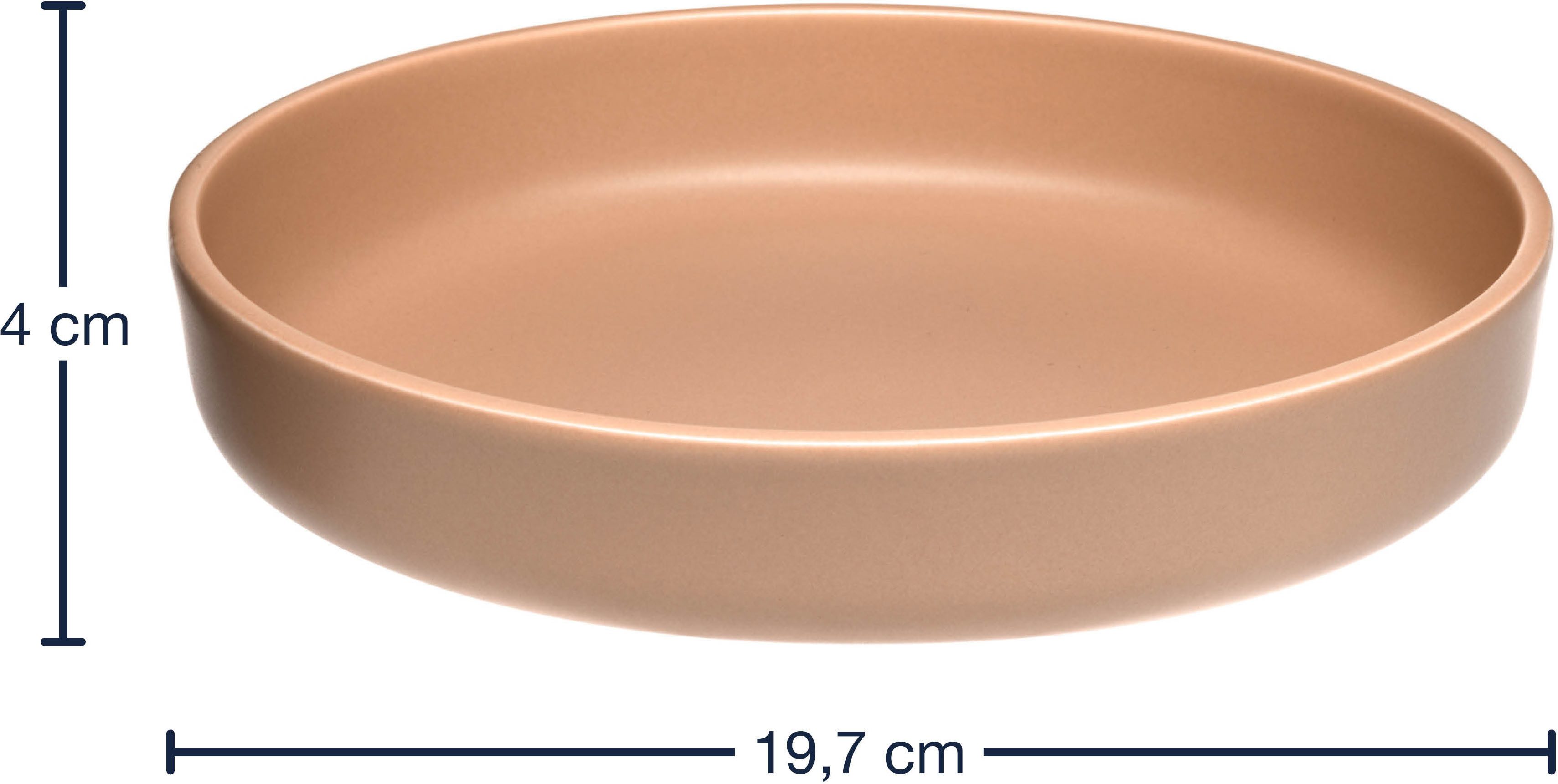 LEONARDO Bordenset Soepbord ROMA, Keramiekbord, ca. 20 cm(set, 6-delig)