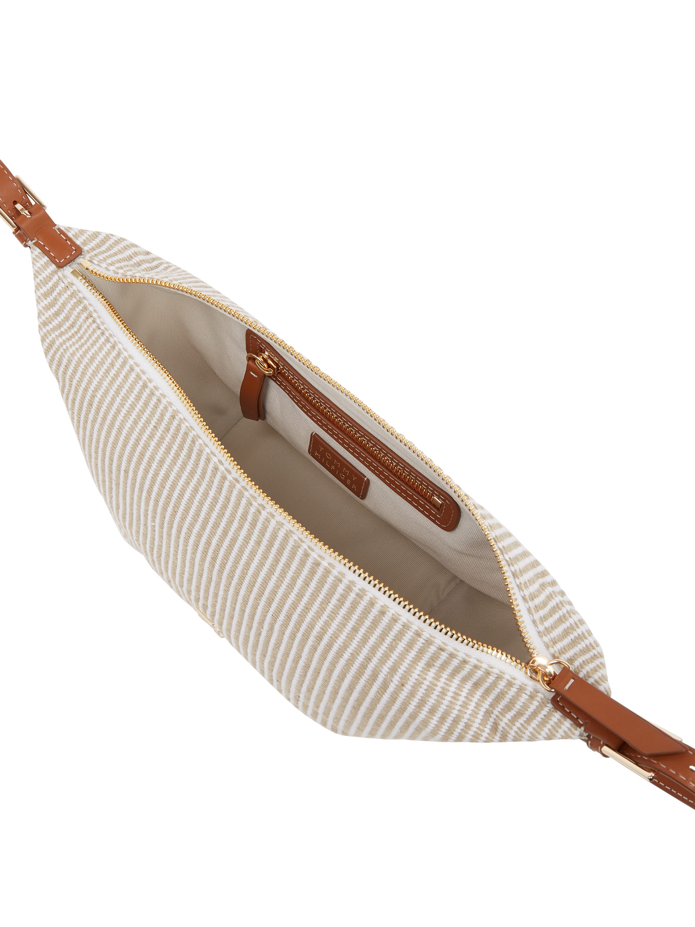 Tommy Hilfiger Schoudertas TH PREMIUM BEACH LE SLING BAG , voorjaarsmode, dames mini tas, schoudertas met strepen