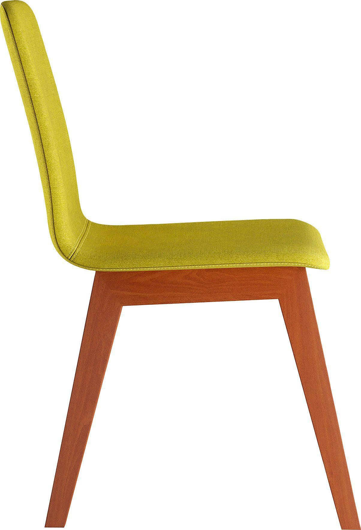 INOSIGN Stoel Sandy met verschillende stoelpootkleuren en kleurvarianten, zithoogte 47 cm (2 stuks)