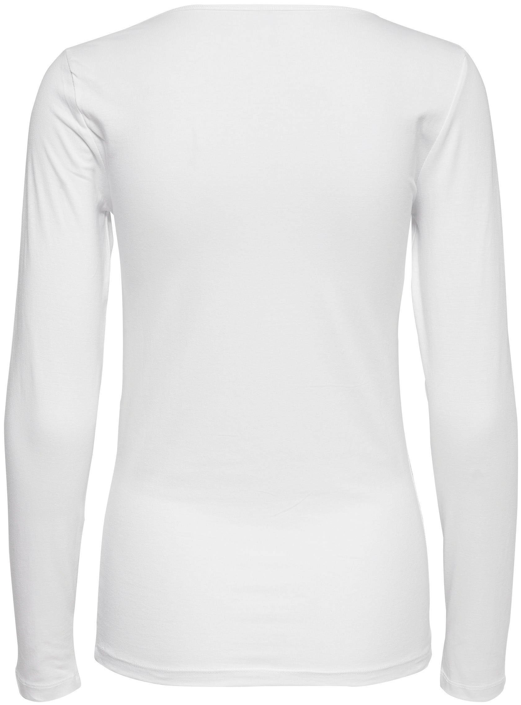 Only Shirt met lange mouwen ONLLIVE LOVE L/S ONECK