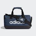 adidas performance sporttas essentials logo duffelbag xs blauw