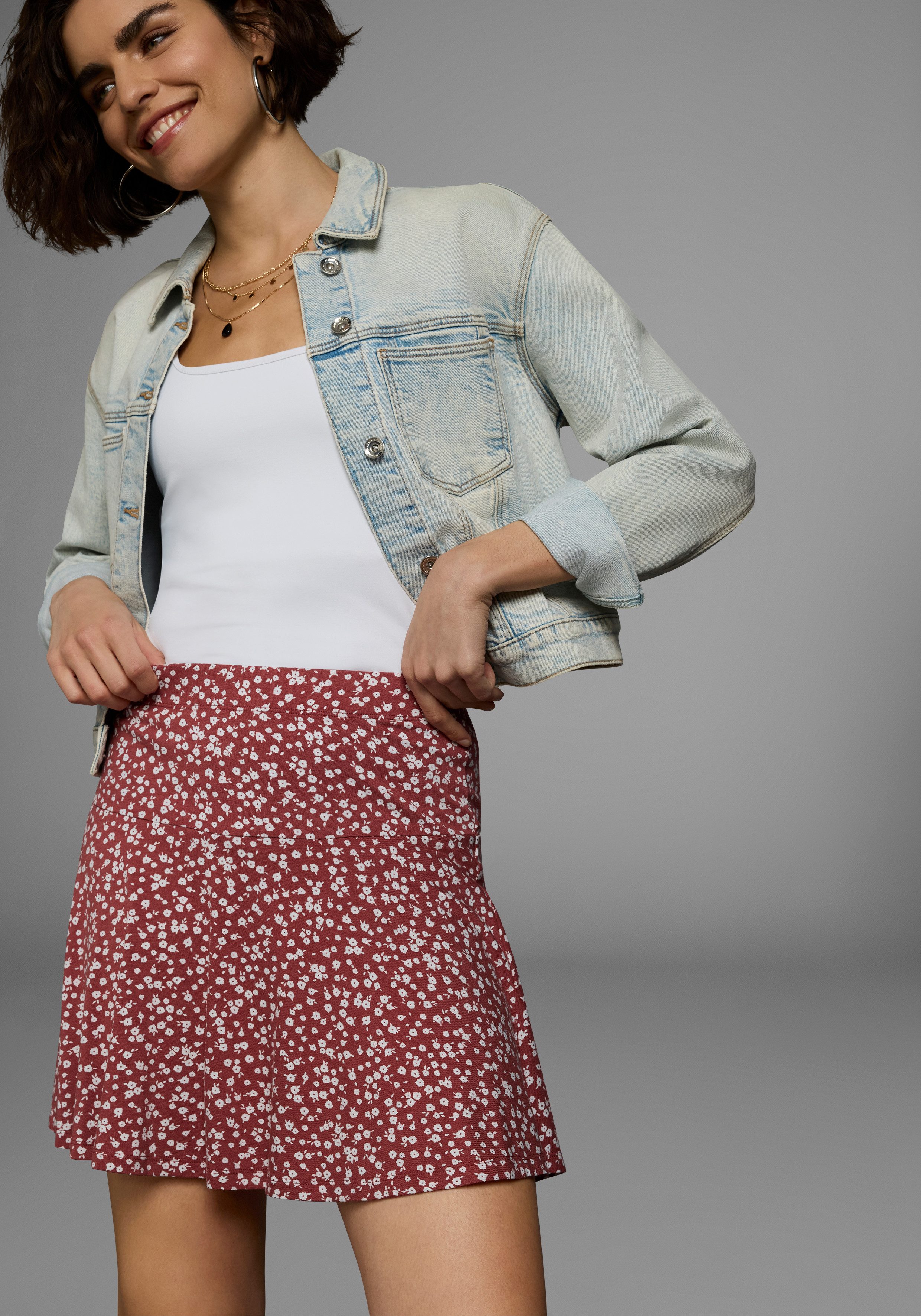 Laura Scott Broekrok met comfortabele elastische band