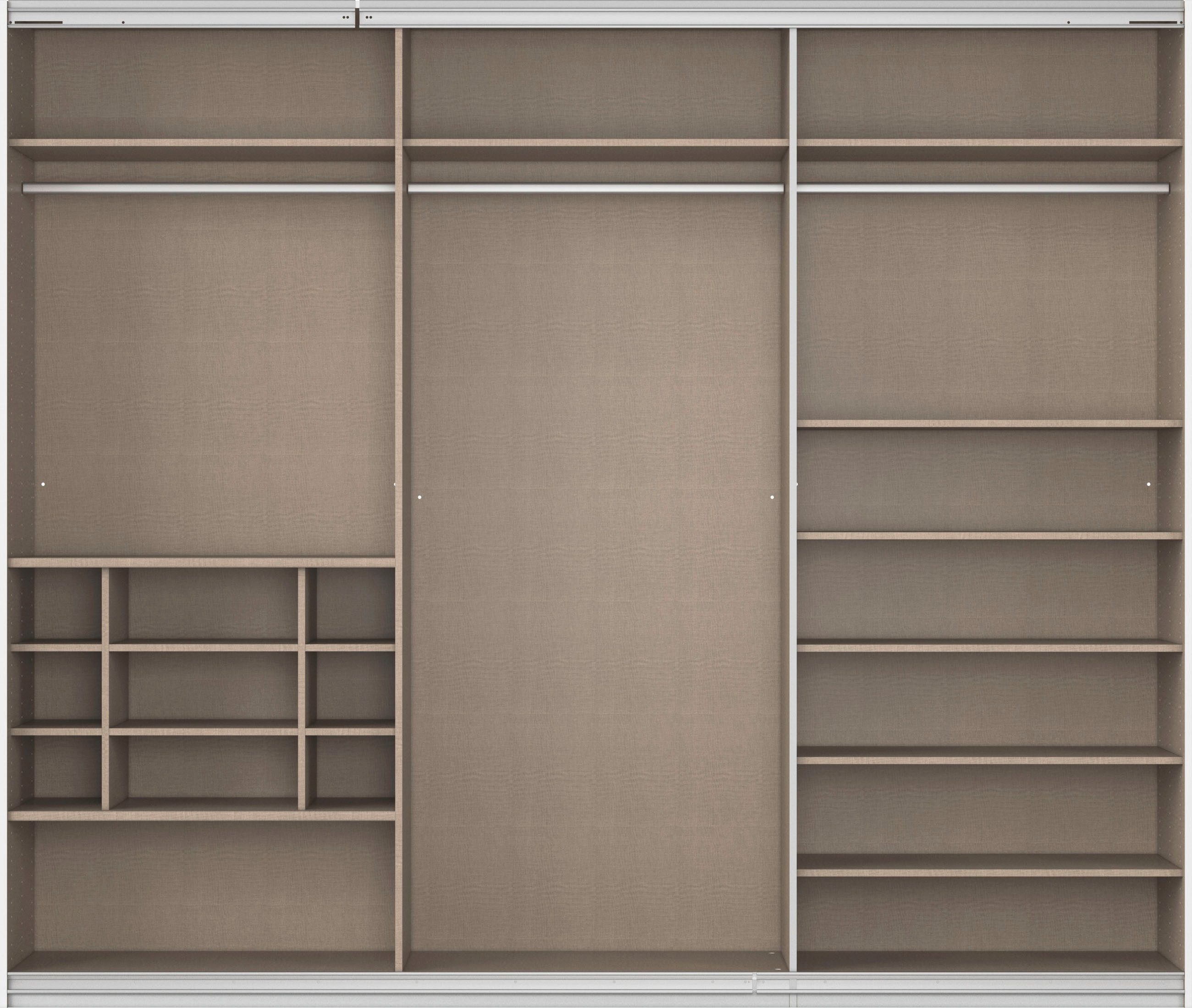 rauch Zweefdeurkast Kledingkast TOMA incl. rek inzet en extra legplanken made in germany