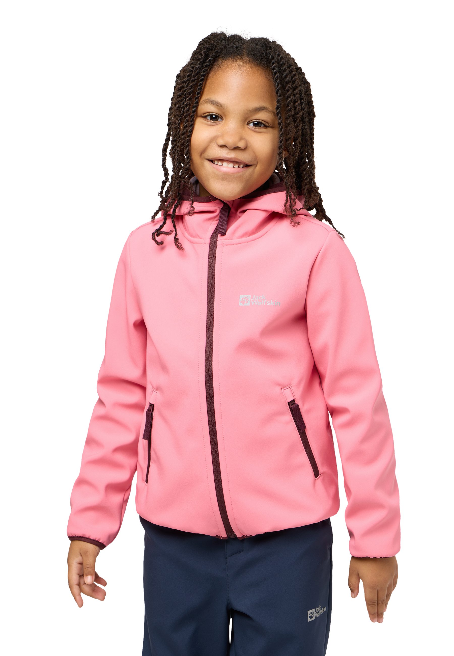 Jack Wolfskin Softshell-jack FOURWINDS JACKET voor kinderen