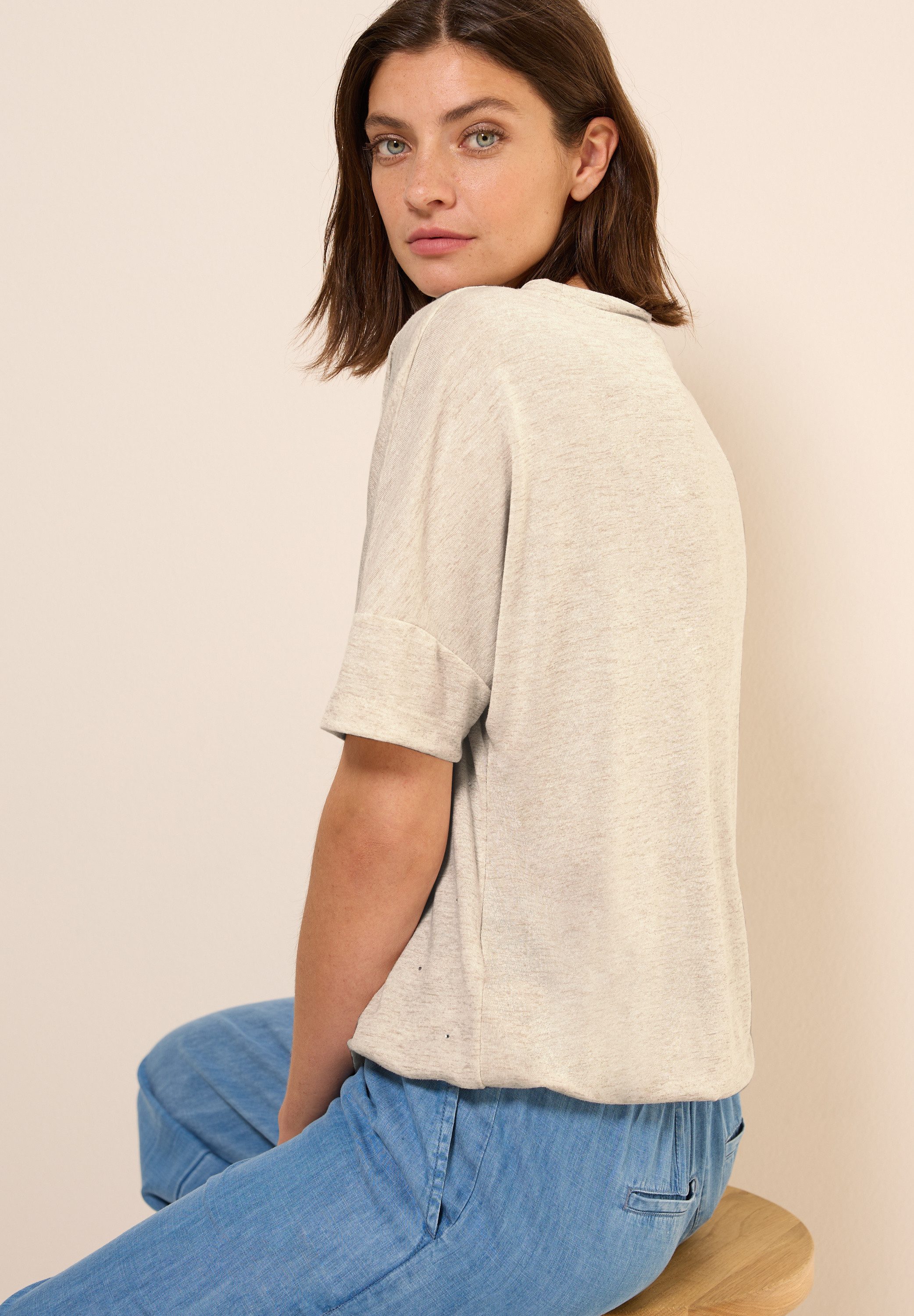 Cecil T-shirt met siersteentjes