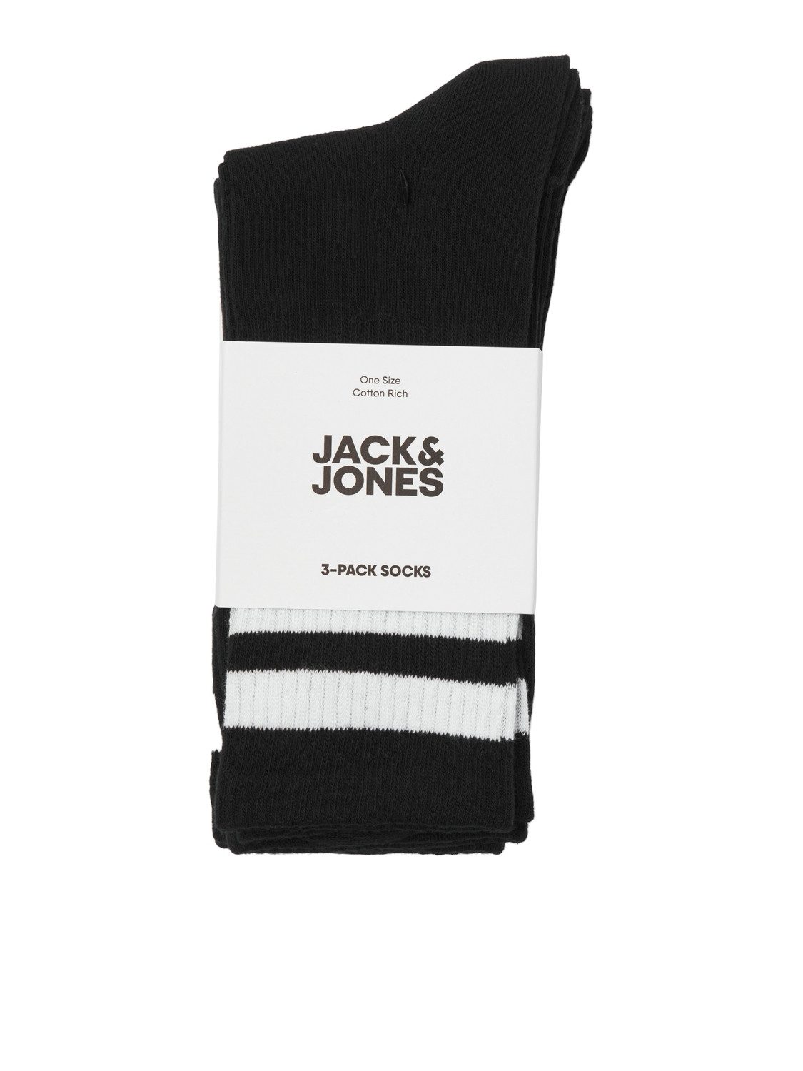 Jack & Jones Vrijetijdssokken JACTRAVIS TENNIS SOCK 3 PACK NOOS (set 3 paar)