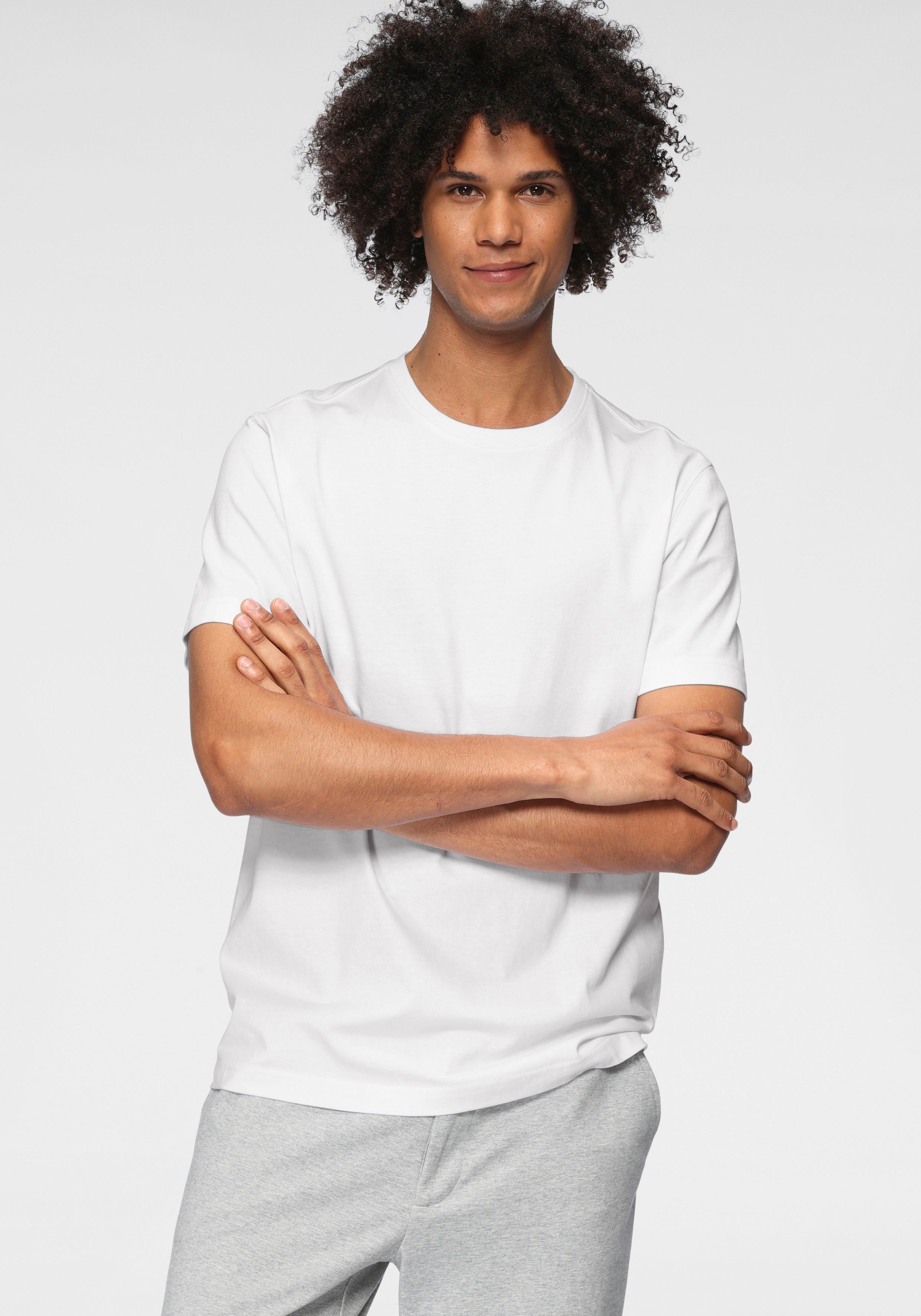 OTTO products T-shirt GOTS-gecertificeerd – van bio-katoen Korte mouwen, basic, van single jersey, van 100% katoen