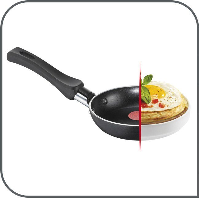 Tefal Koekenpan Simple Cook Mini-Blini Mini-pan Ø 12 cm, anti-aanbak, niet inductie geschikt (1-delig)