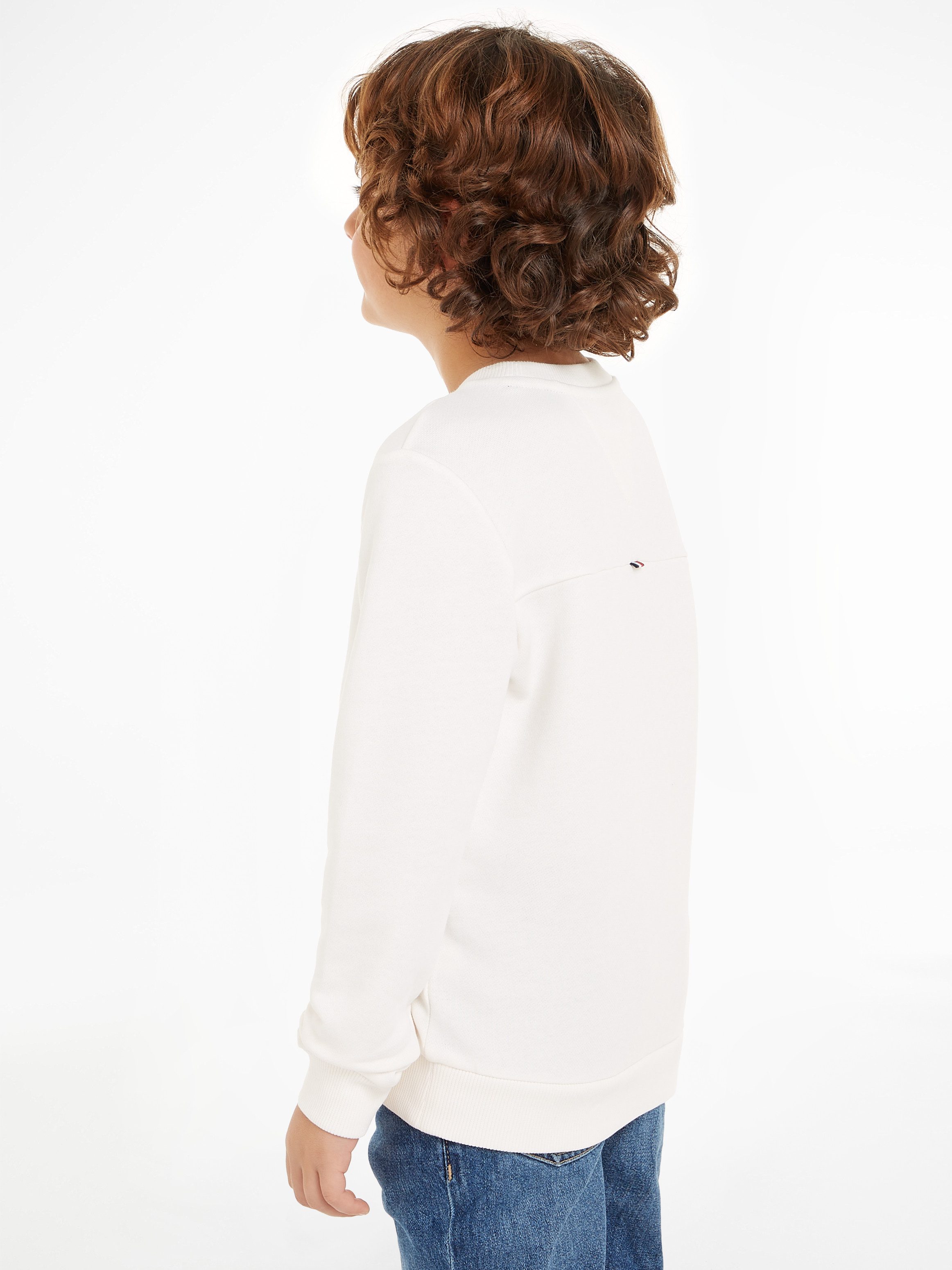 Tommy Hilfiger Sweatshirt STAMP EMBROIDERY REG SWEATSHIRT Kinderen tot 16 jaar met logopatch