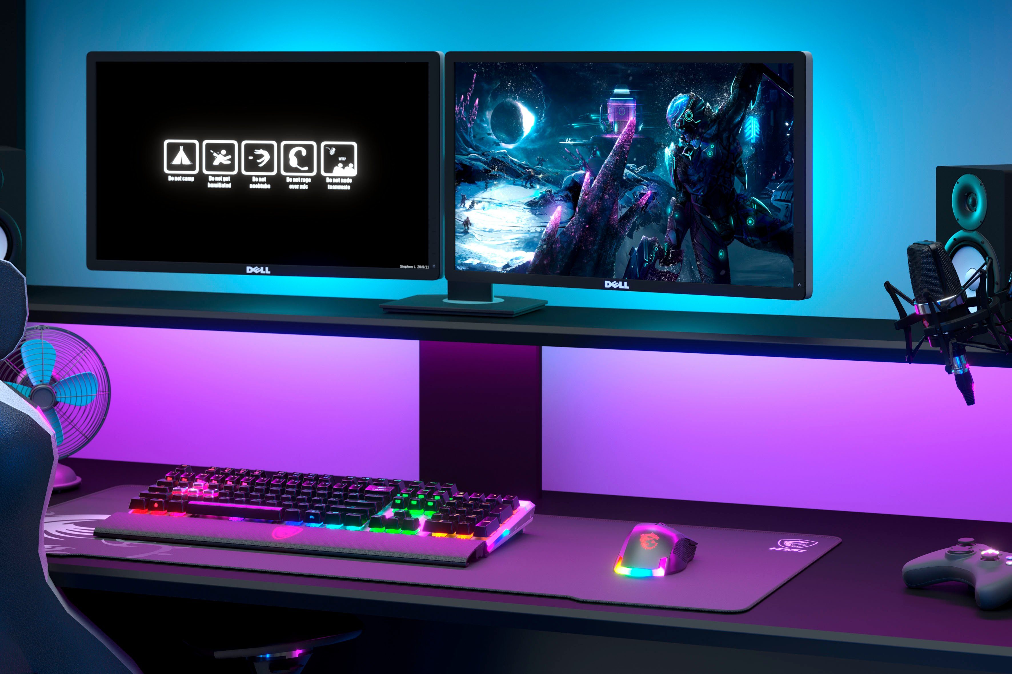 Parisot Hoogslaper Gaming-bed, met bureau, USB-aansluiting, LED, veel opbergruimte