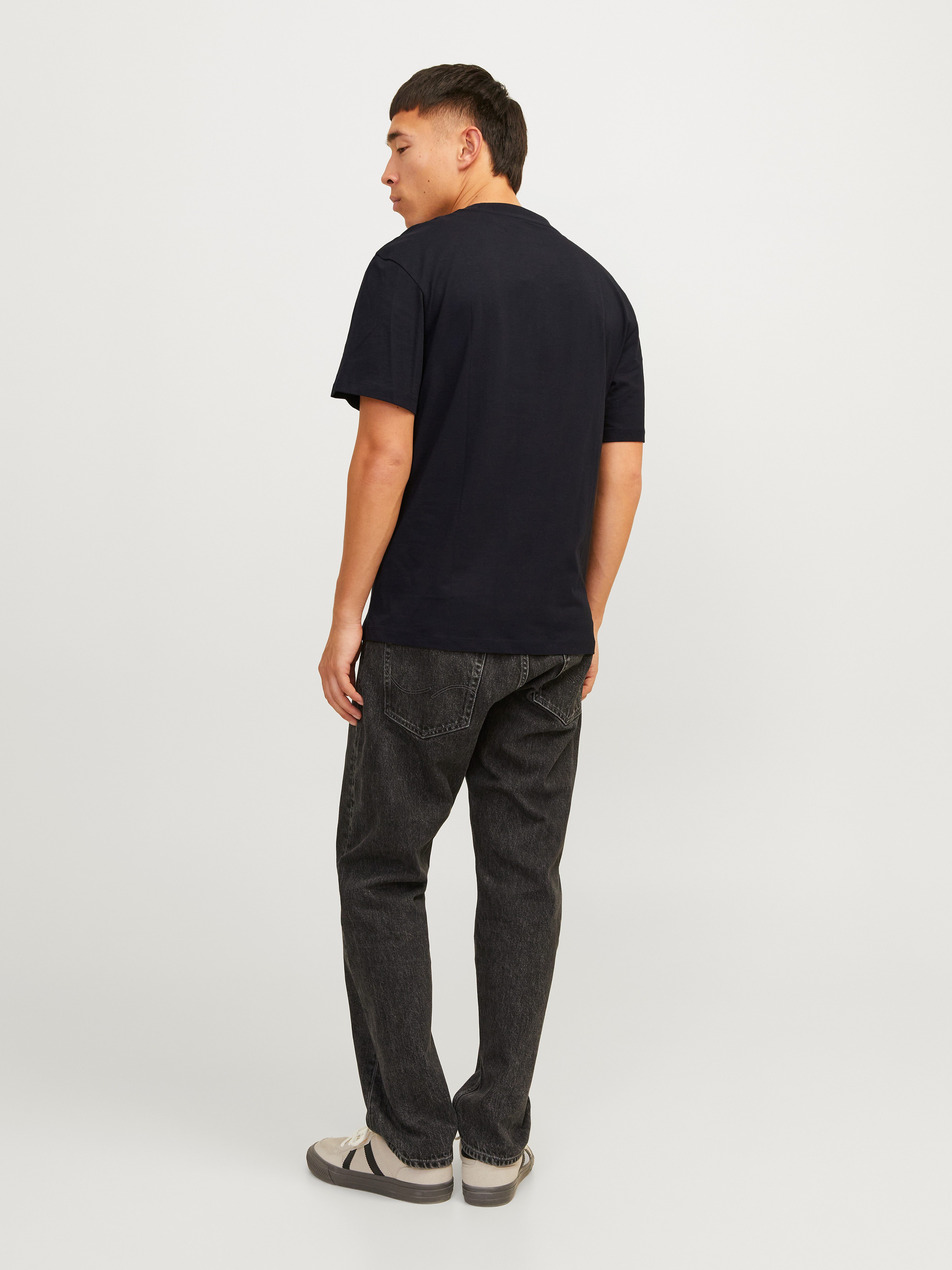 Jack & Jones Shirt met ronde hals JJECALEB VARSITY TEE SS O-NECK NOOS