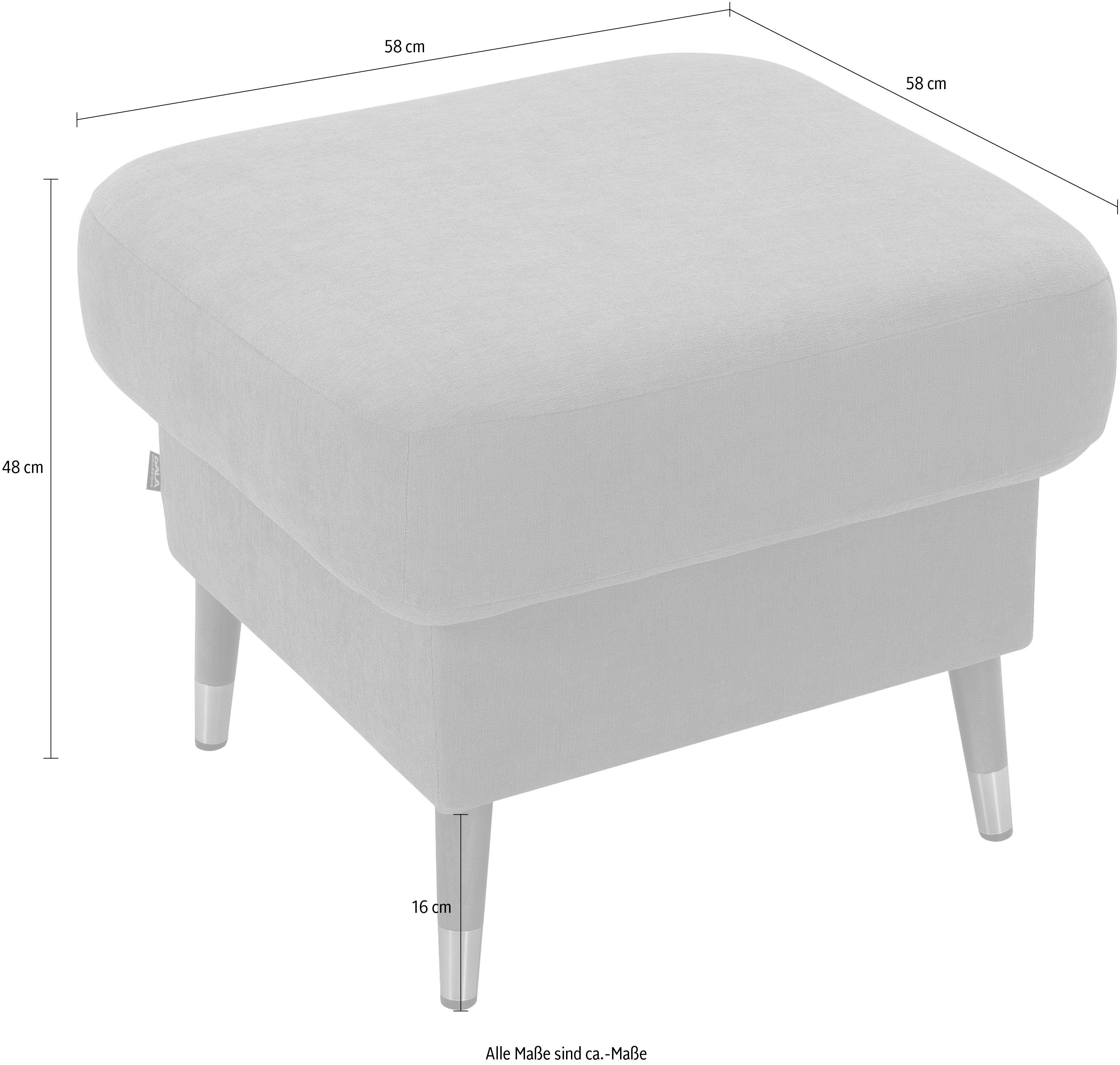 exxpo - sofa fashion Hocker Polly compacte kruk met hoge bodemvrijheid