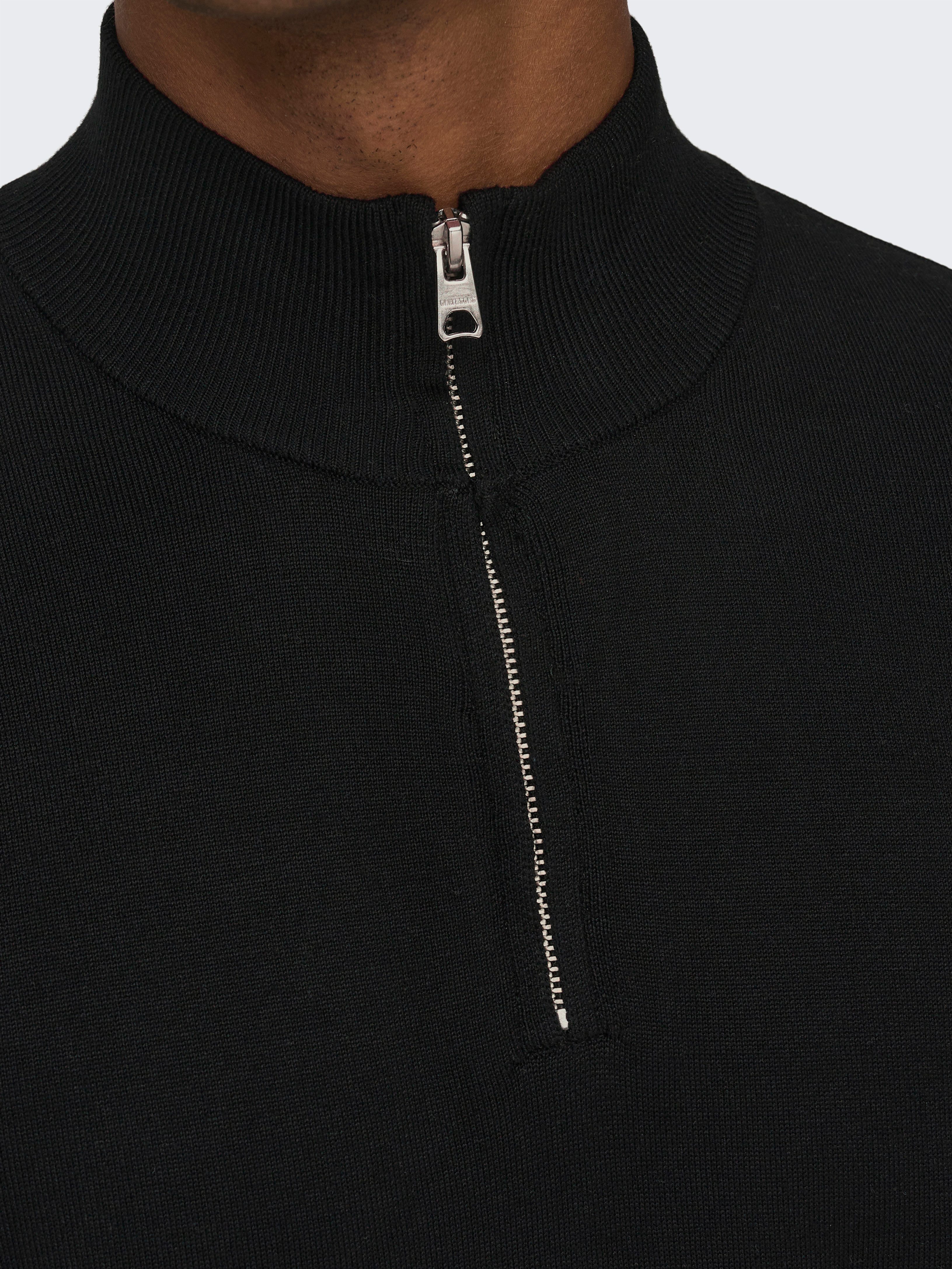 ONLY & SONS Gebreide trui ONSWYLER LIFE REG 14 HALF ZIP KNIT NOOS