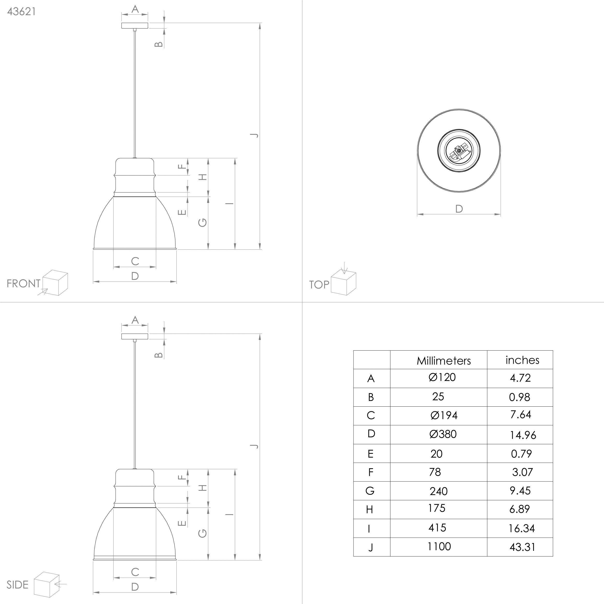 EGLO Hanglamp EBURY Hanglamp in zwart en wit van staal - excl. E27 - 60W (1 stuk)