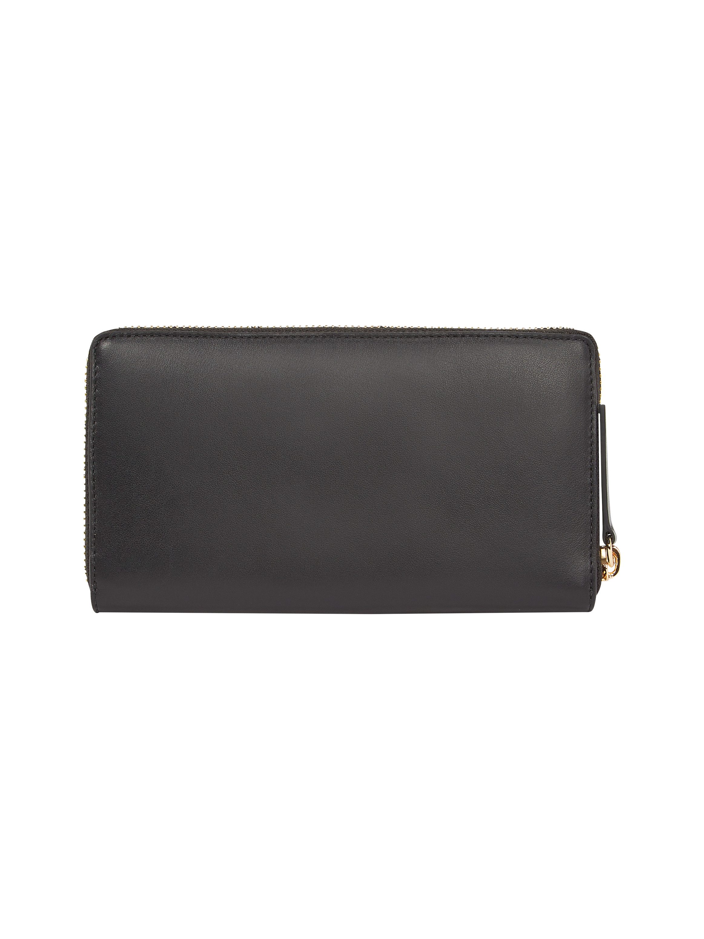 Tommy Hilfiger Portemonnee LEATHER LRG ZA , dames portemonnee met veel kaartsleuven