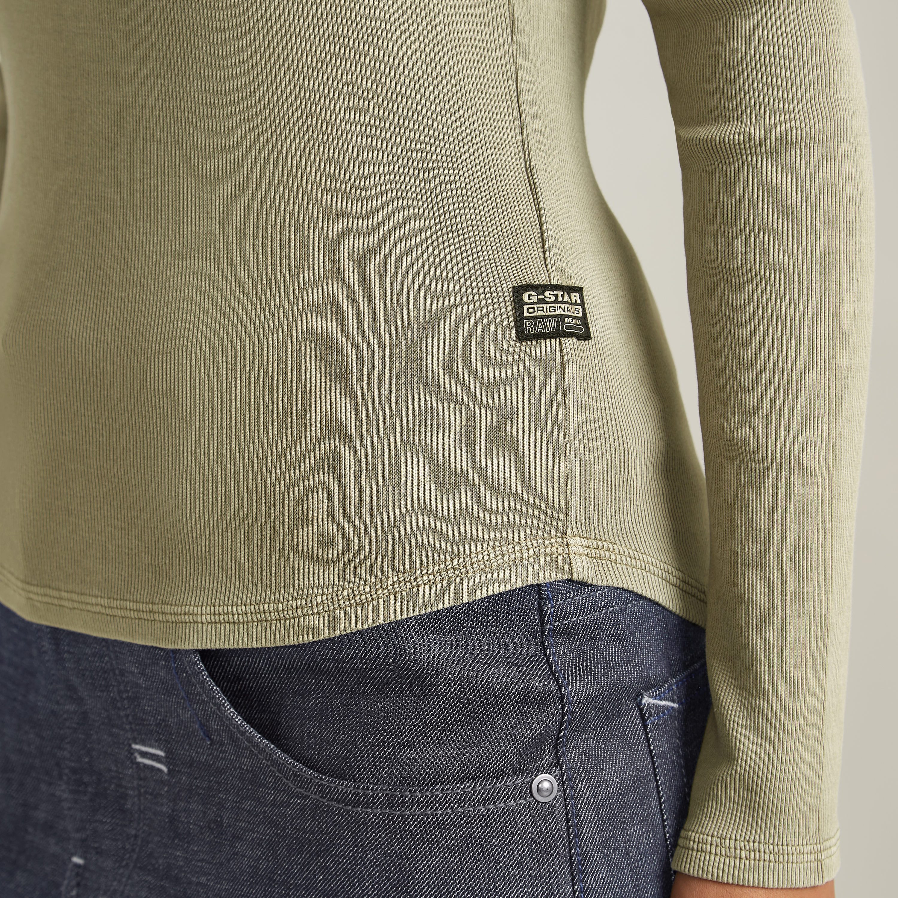 G-Star RAW Shirt met lange mouwen Tops Overdyed slim