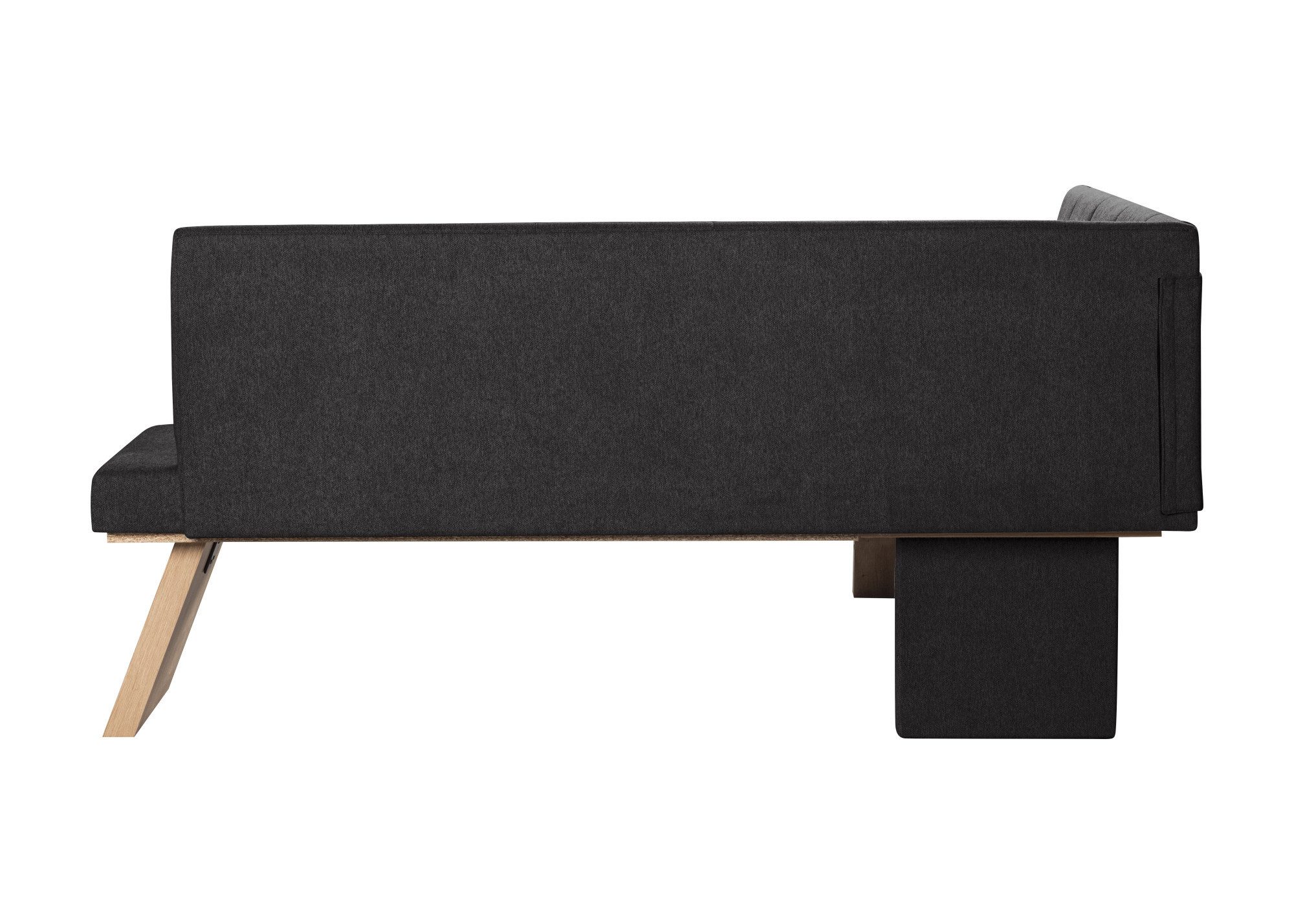 Home affaire Eethoek Nina Eetkamer zitgroep stoelen tafel en bank comfortabel gepolsterd (4-delig)