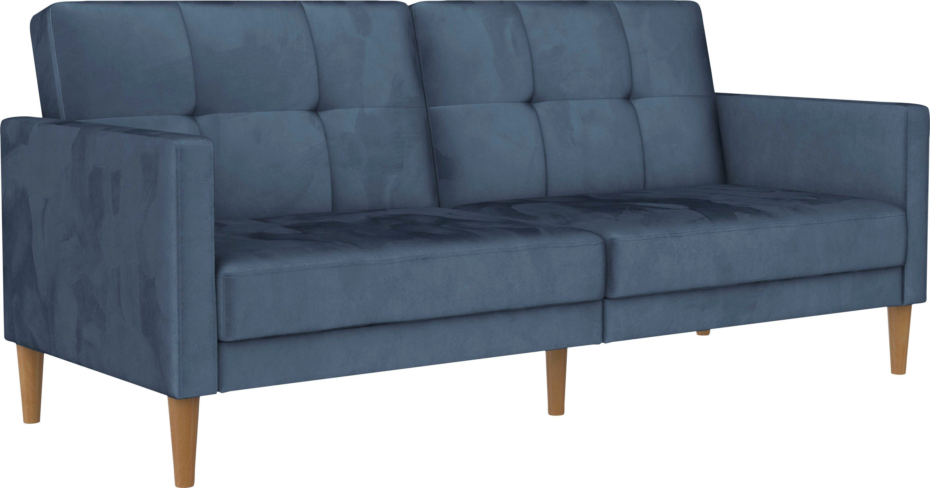Dorel Home 3-zitsbank Lilly Bedfunctie, rugleuning 3-voudig verstelbaar, zithoogte 43 cm