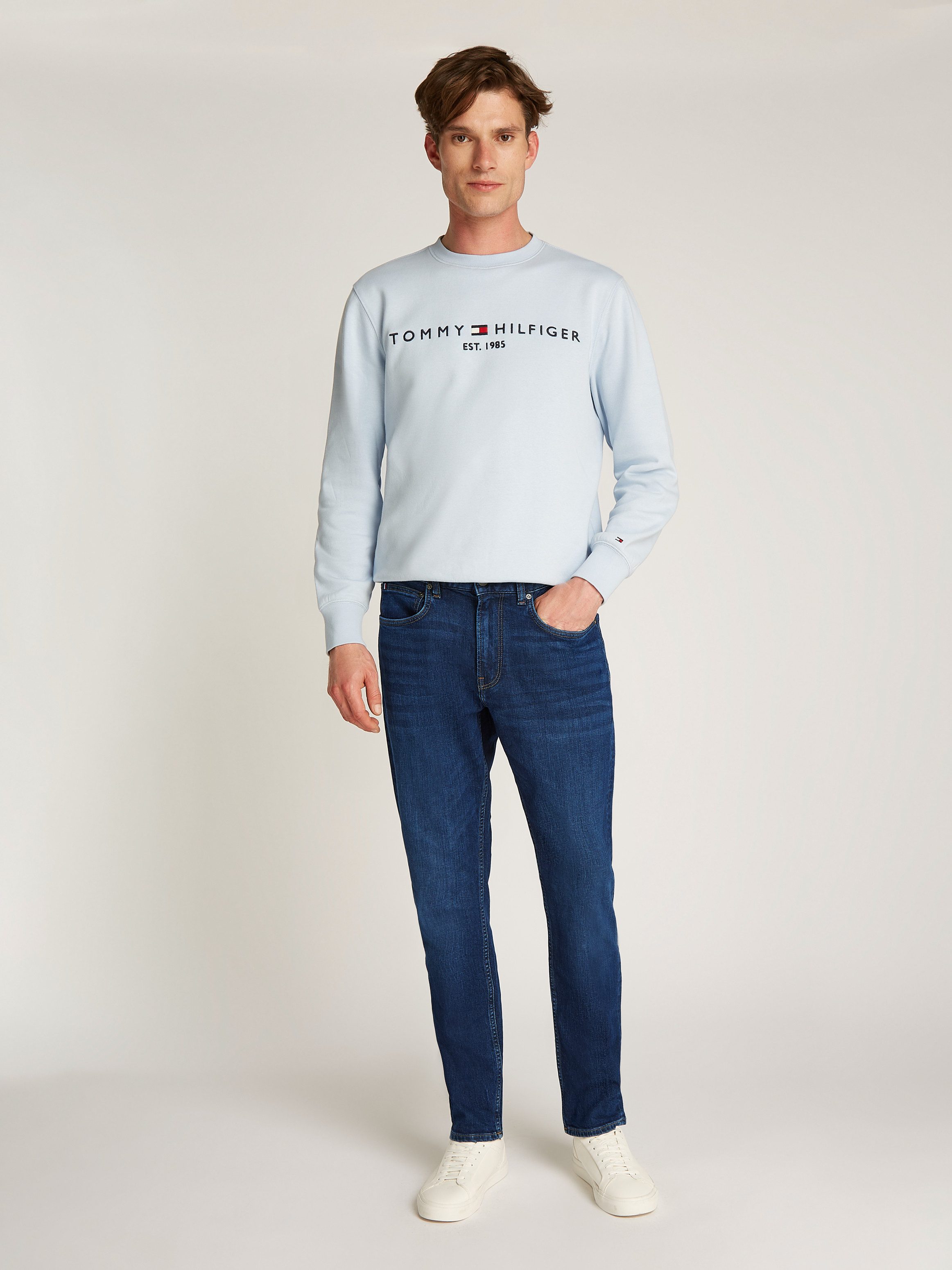Tommy Hilfiger Straight jeans in blauwe wassing