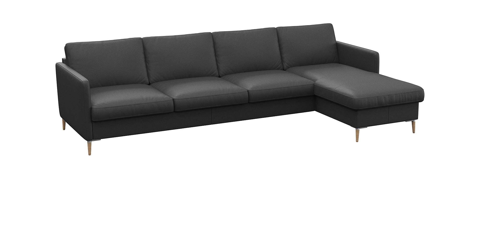 FLEXLUX Hoekbank Fiore, L-vorm, comfortabel en aangenaam door hoogwaardige zitopbouw