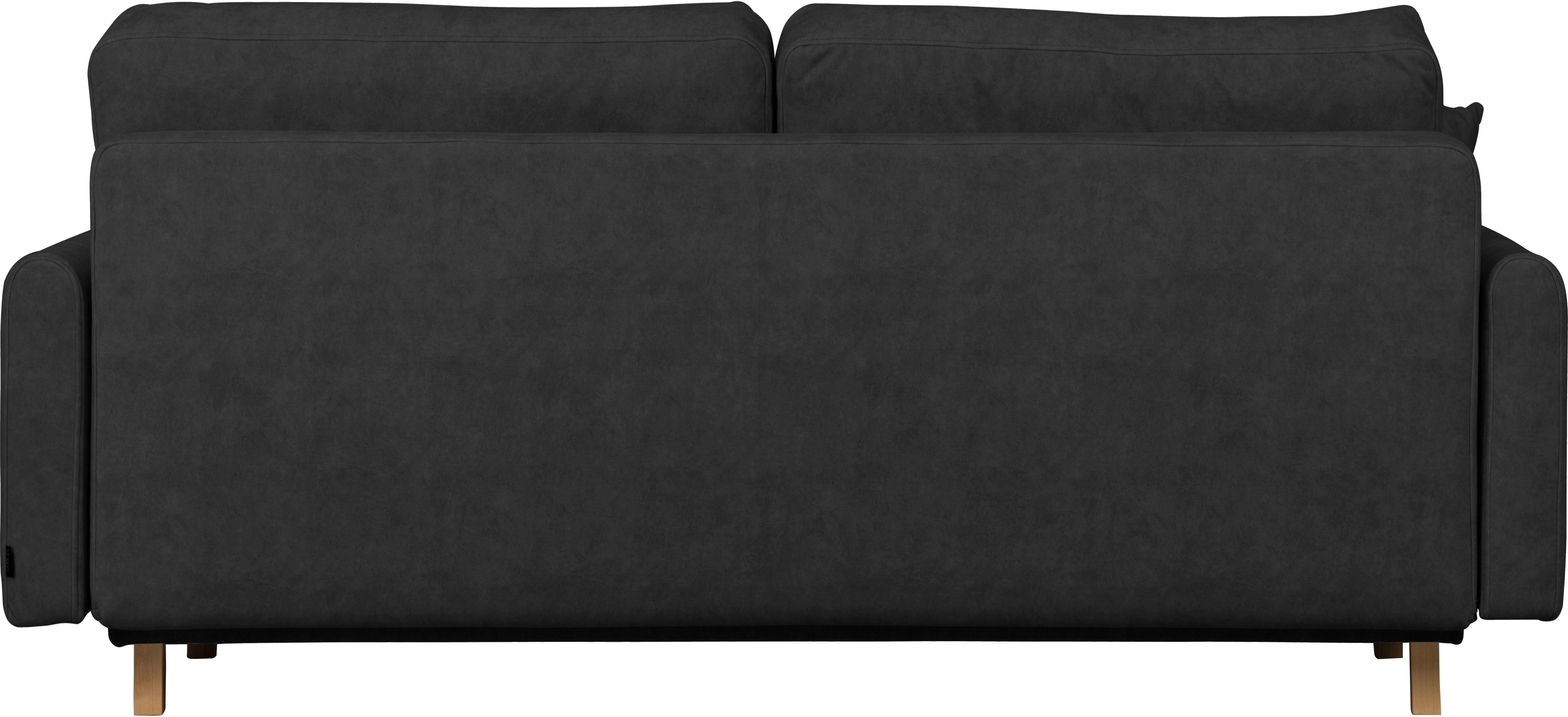 Home affaire 2-zitsbank TRIPLO met golfsysteem, afmetingen B/D/H: 165/100/89 cm Bank met stiksel in het ruggebied, incl. rugkussen en sierkussen