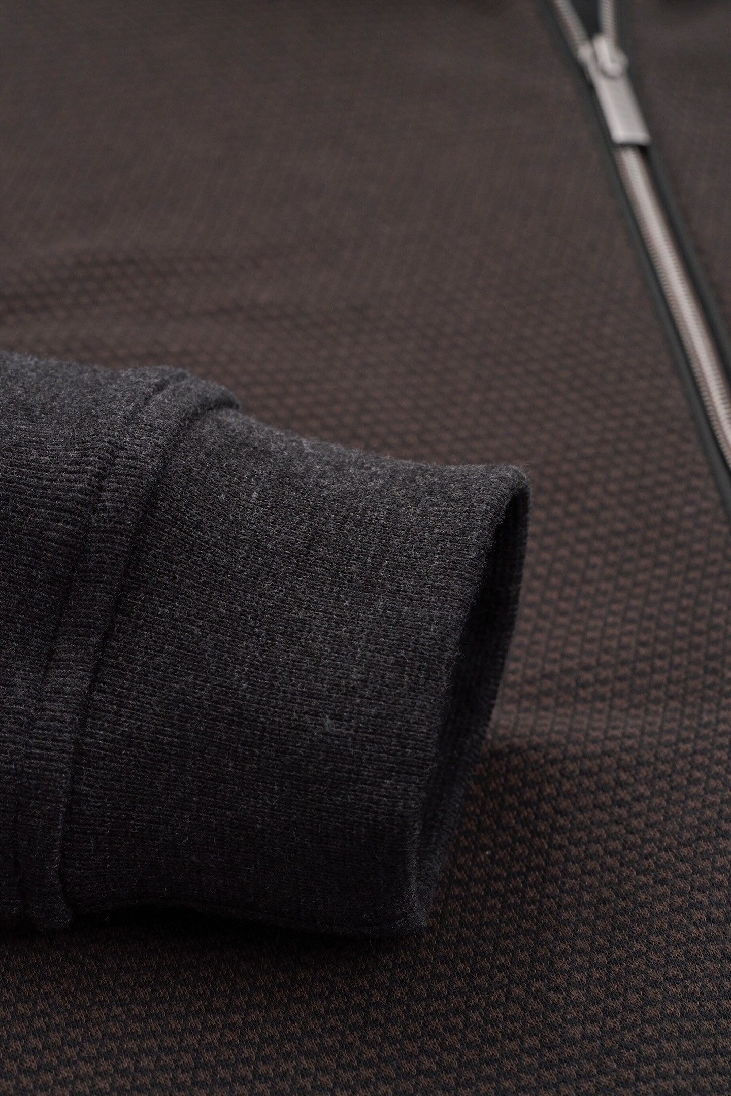 Bugatti Sweatvest met pied-de-poulemotief