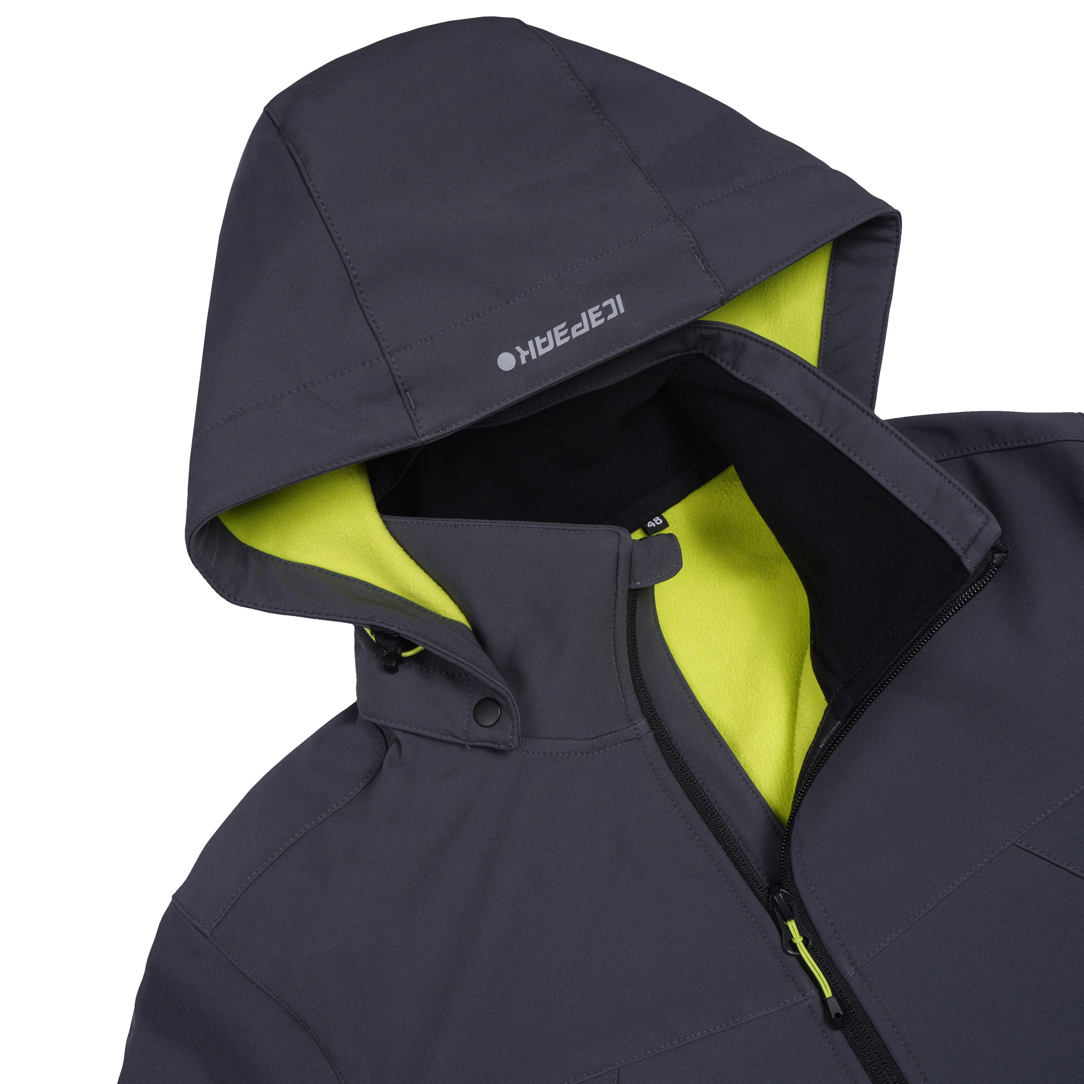 Icepeak Softshell-jack BRIMFIELD met stijlvolle logo-opschriften (1 stuk)