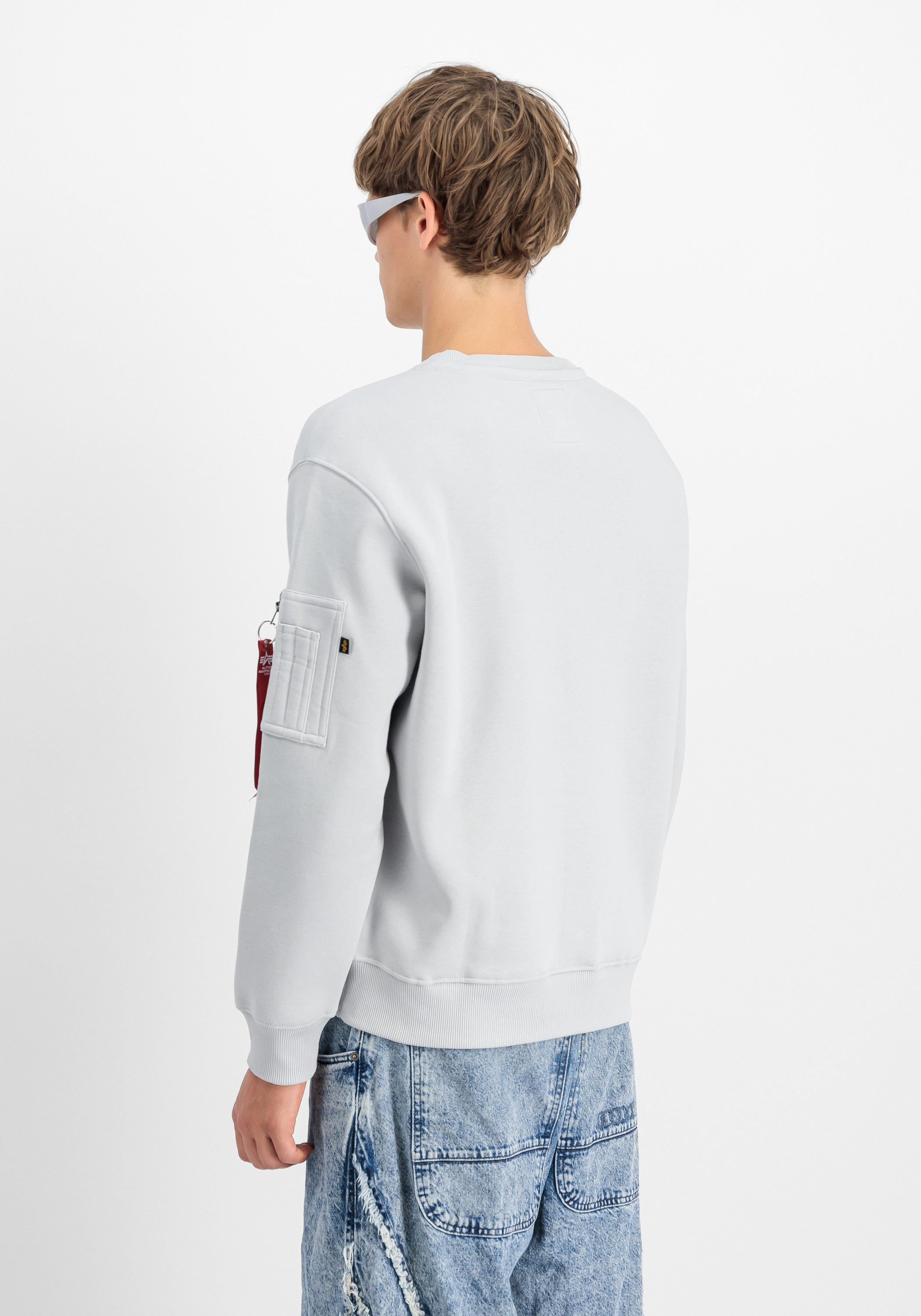 Alpha Industries Sweater Alpha Industries Men - Sweatshirts Logo Edge Crewneck