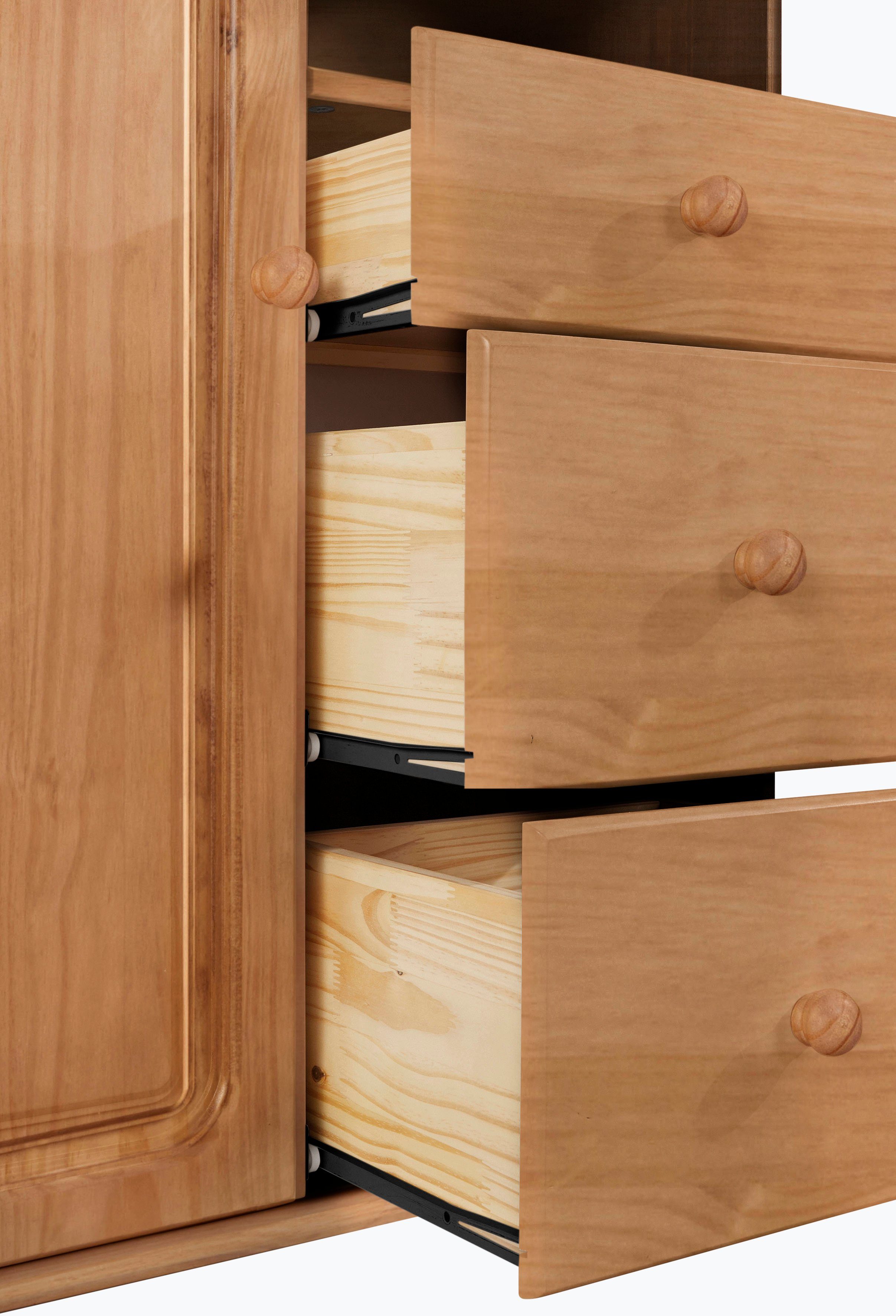 Home affaire Highboard Mette Opbergkast met 3 lades en verstelbare planken