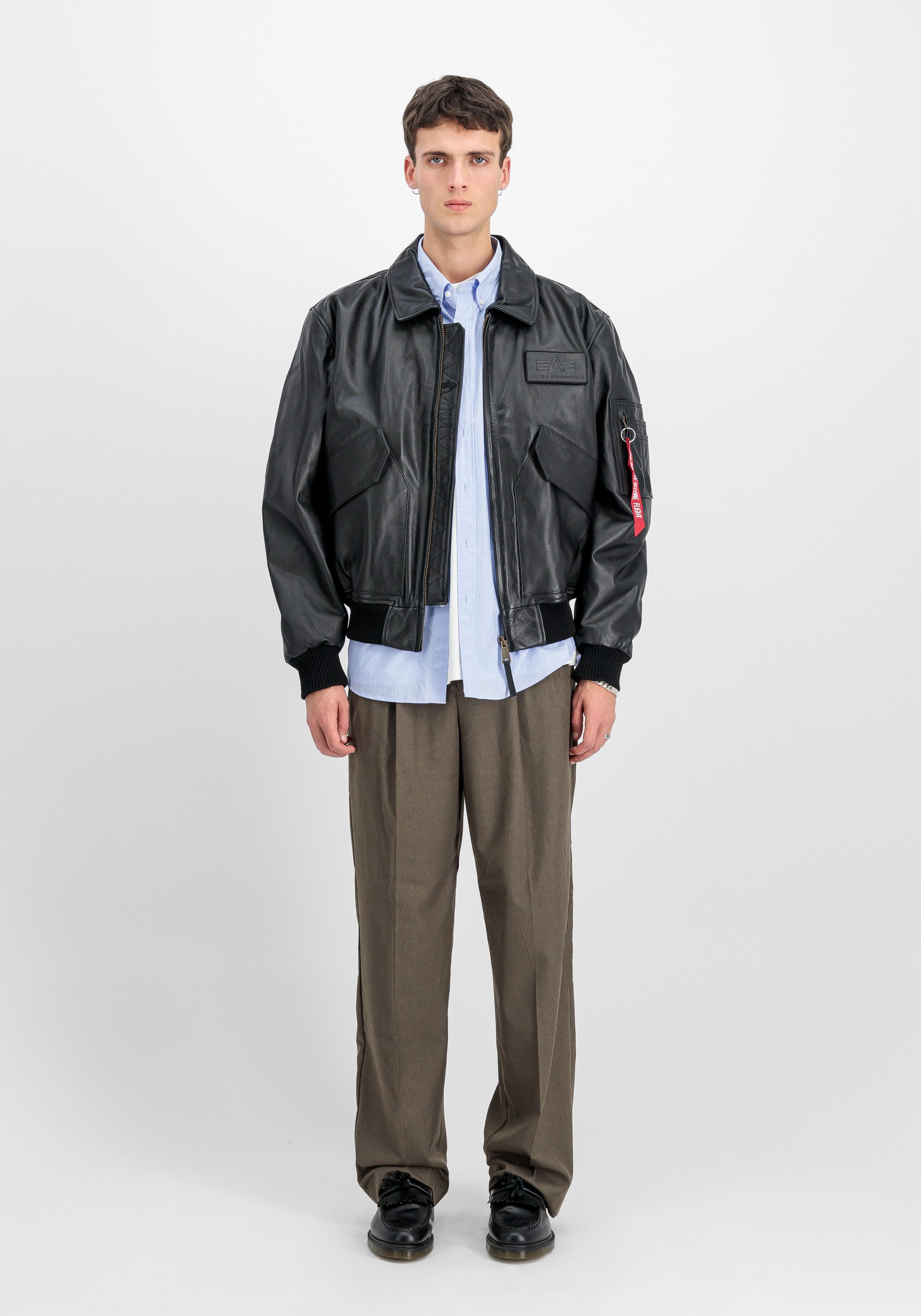 Alpha Industries Leren jack Alpha Industries Men - Leather & Vegan Jackets