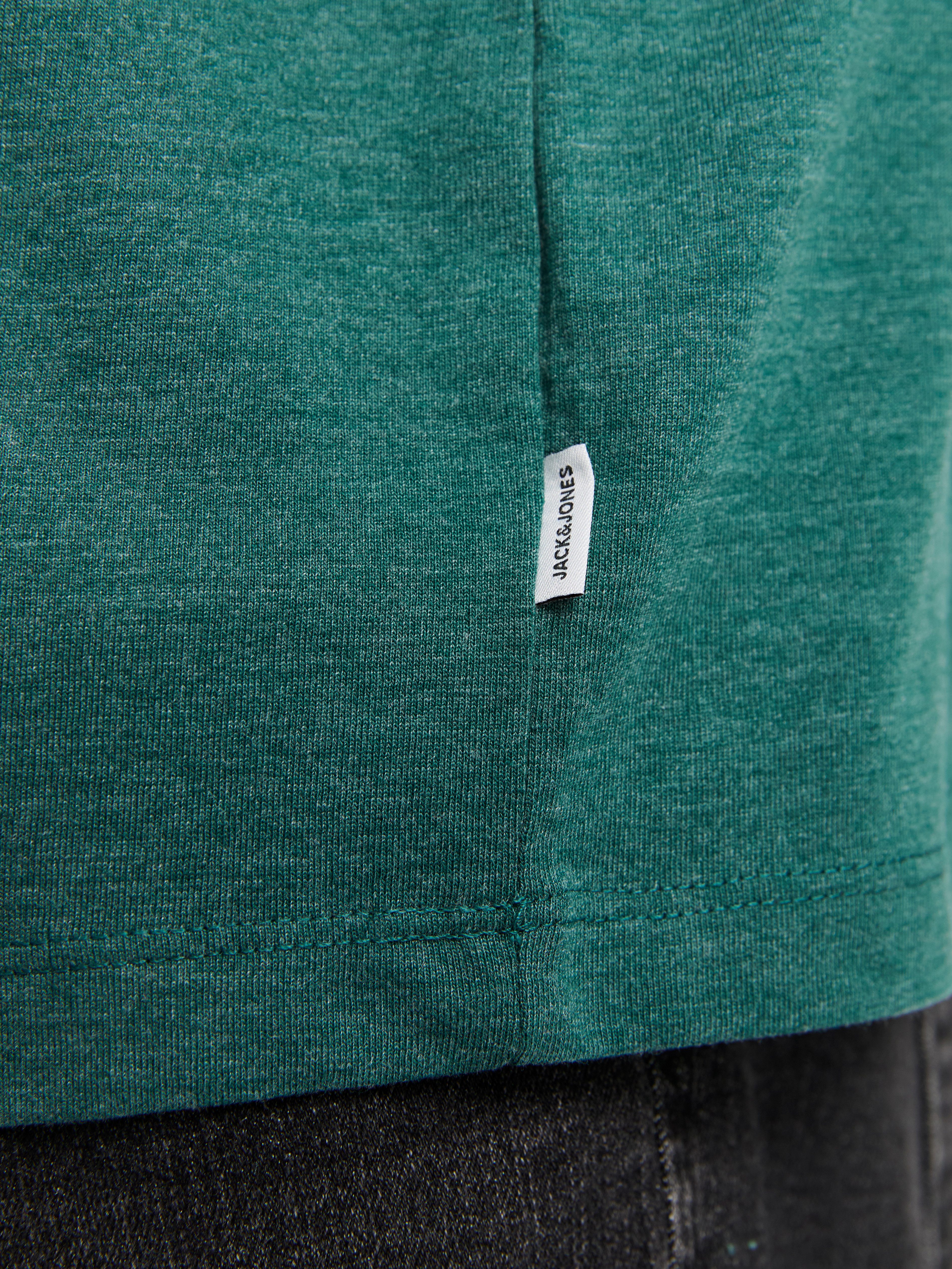 Jack & Jones PlusSize Shirt met ronde hals JJEORGANIC MEL TEE SS O-NECK NOOS PLS