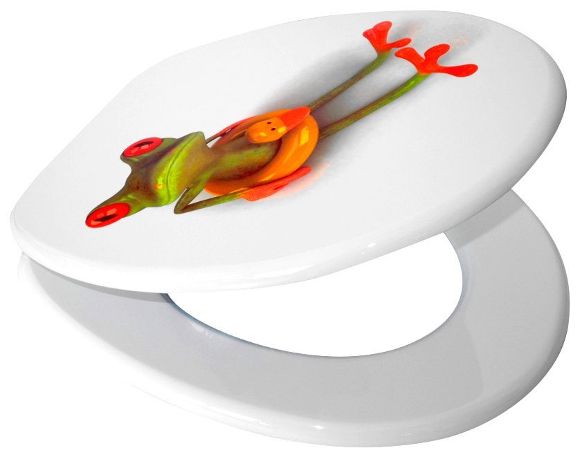 Sanilo Toiletzitting Froggy met soft-closemechanisme