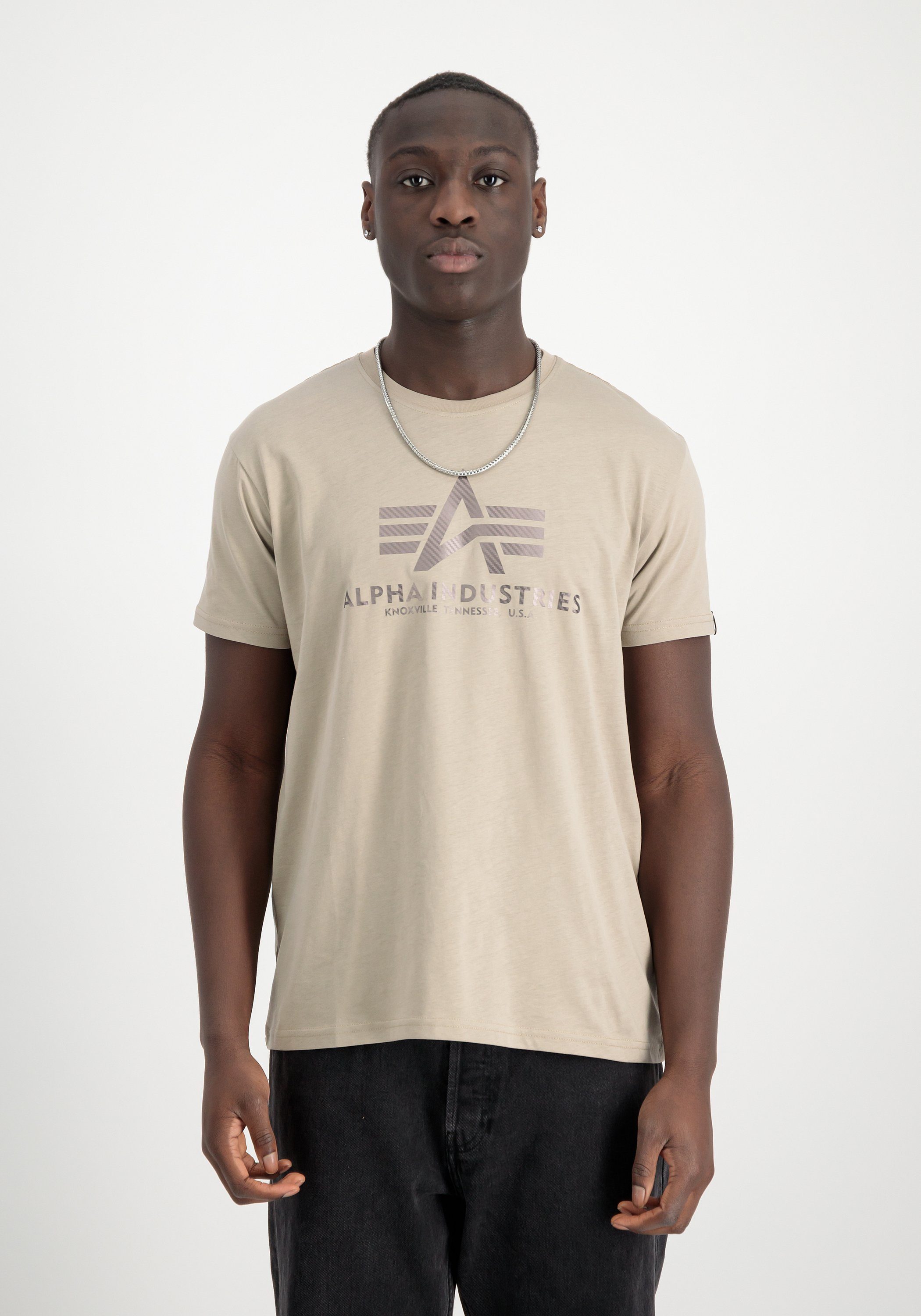 Alpha Industries T-shirt Alpha Industries Men - T-Shirts Basic T-Shirt BL Carbon