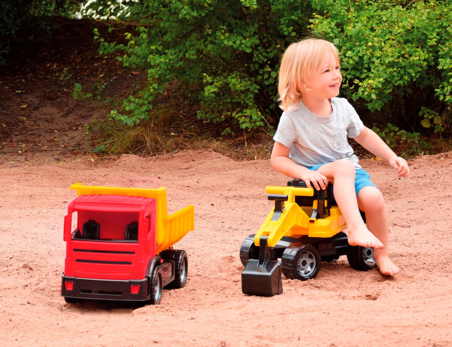 Lena® Speelgoed-kiepwagen GIGA TRUCKS Muldenkipper, lose