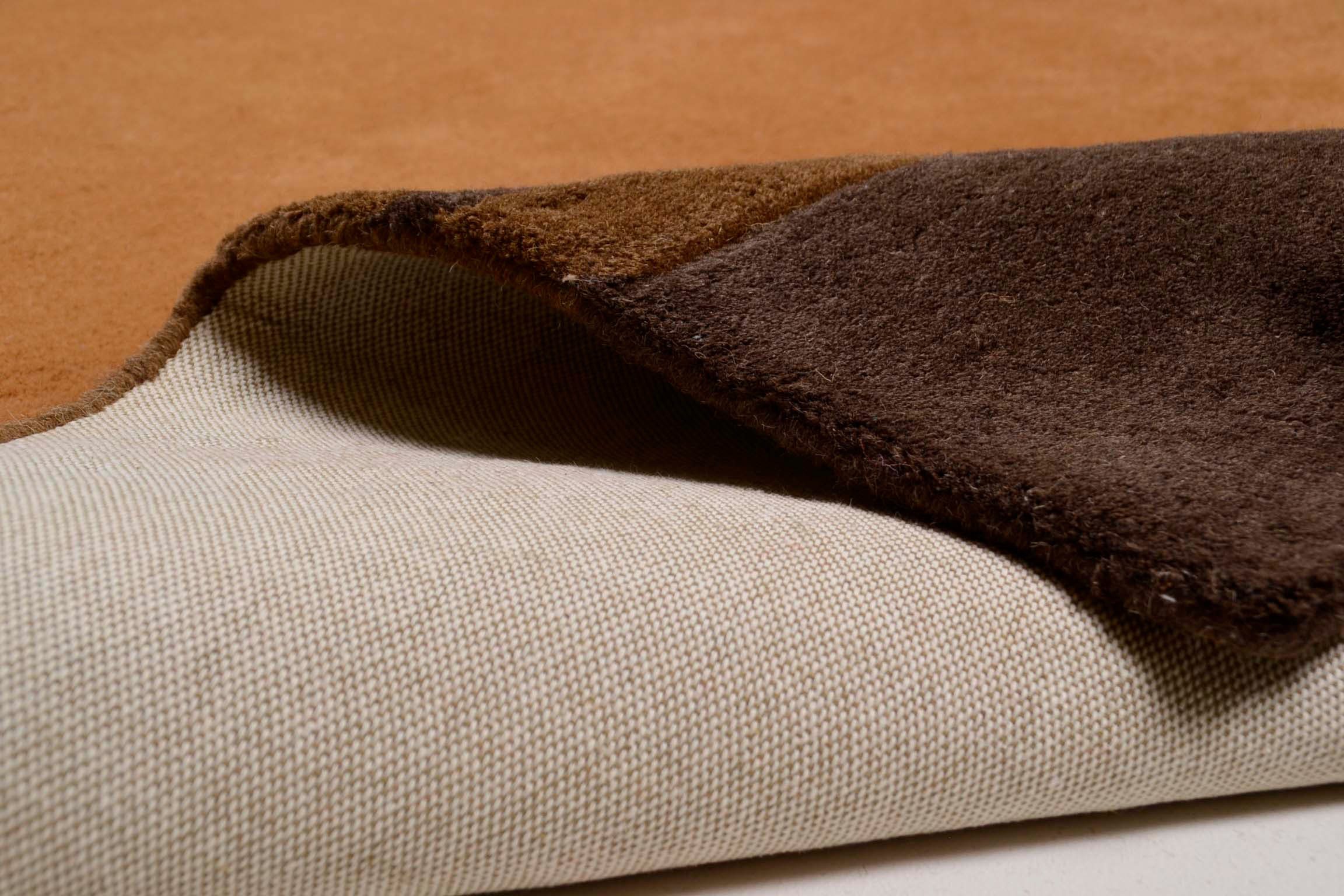 THEKO Wollen kleed AMBADI zuiver scheerwol, handgetuft, met randdessin, modern